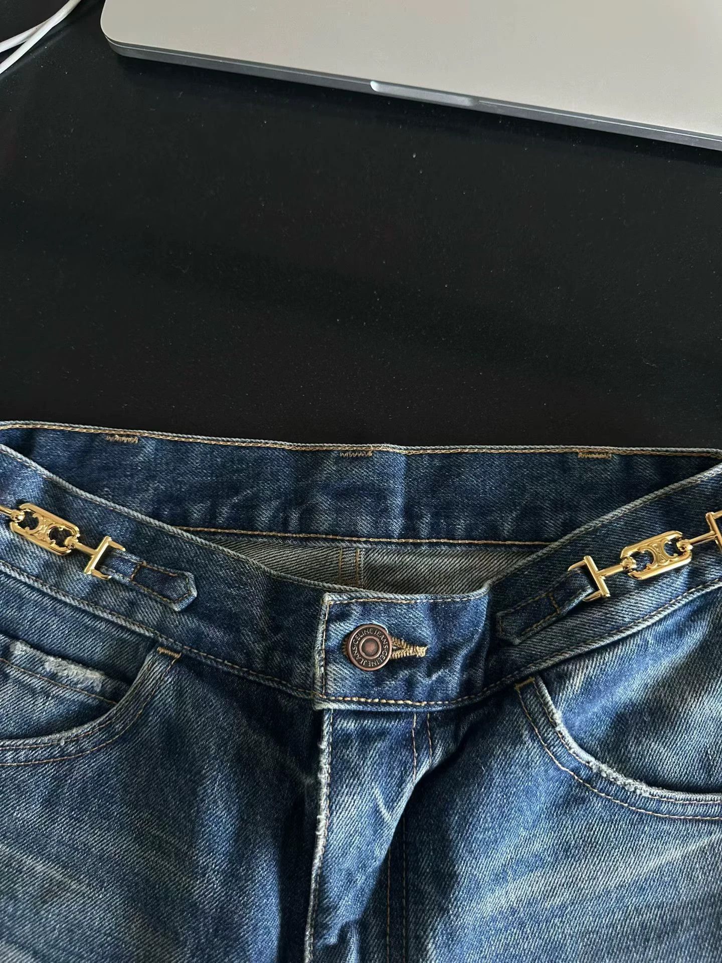 Celine Celine Dylan Triomphe Jeans 26 Size 26" / US 2 / IT 38 - 3 Thumbnail