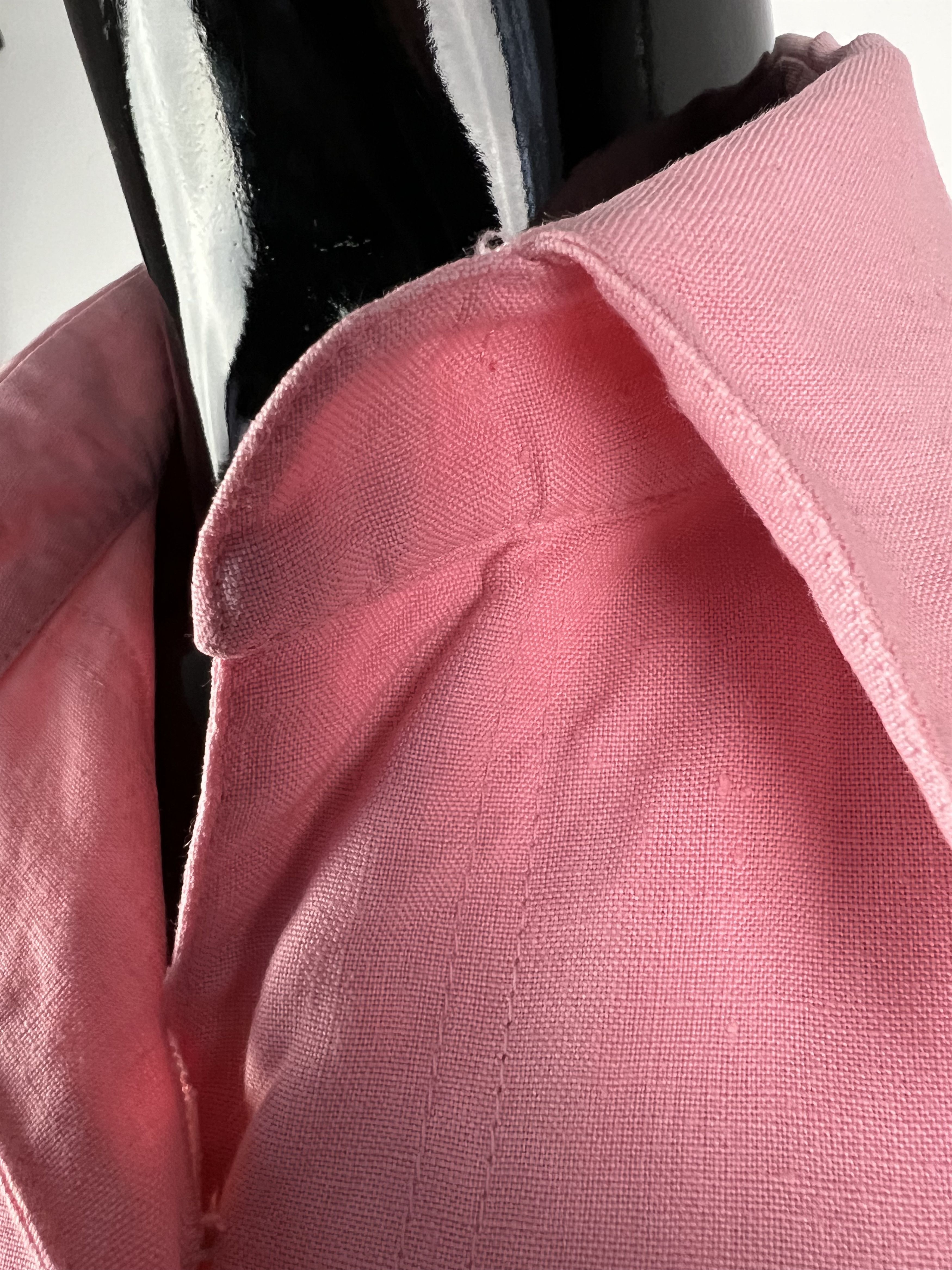 Max Mara Max Mara Pink Linen Belted Dress Size L Size L / US 10 / IT 46 - 7 Thumbnail