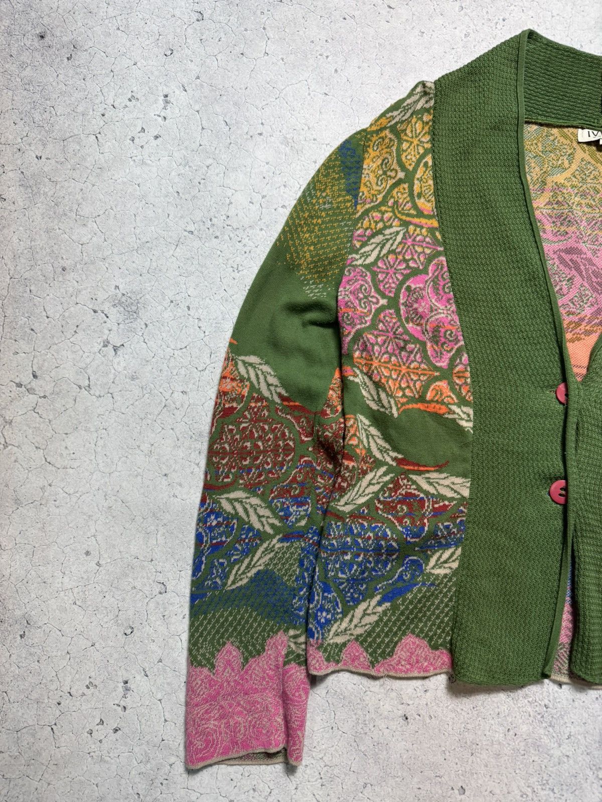 Vintage Ivko Women’s Cardigan Vintage Sweater Size 42 Size M / US 6-8 / IT 42-44 - 4 Thumbnail