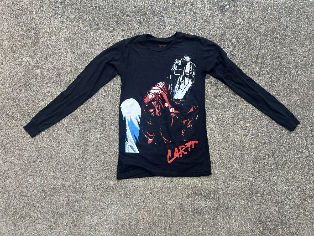 image of Playboi Carti “Jason” Long Sleeve Tee. Black, Men's (Size XS)