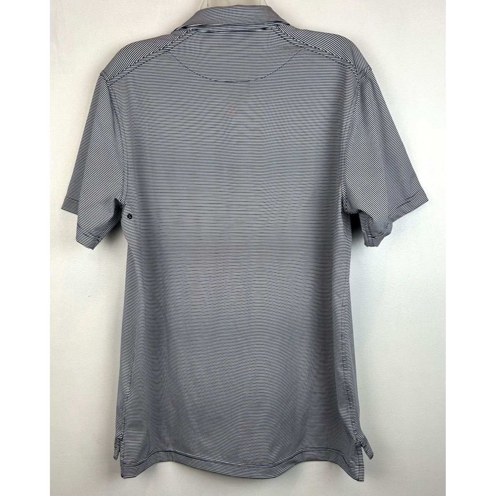 Nike Nike Polo Shirt Mens M Dri-Fit Navy White Stripe Polyester Golf Preppy Shirt Size US M / EU 48-50 / 2 - 2 Thumbnail