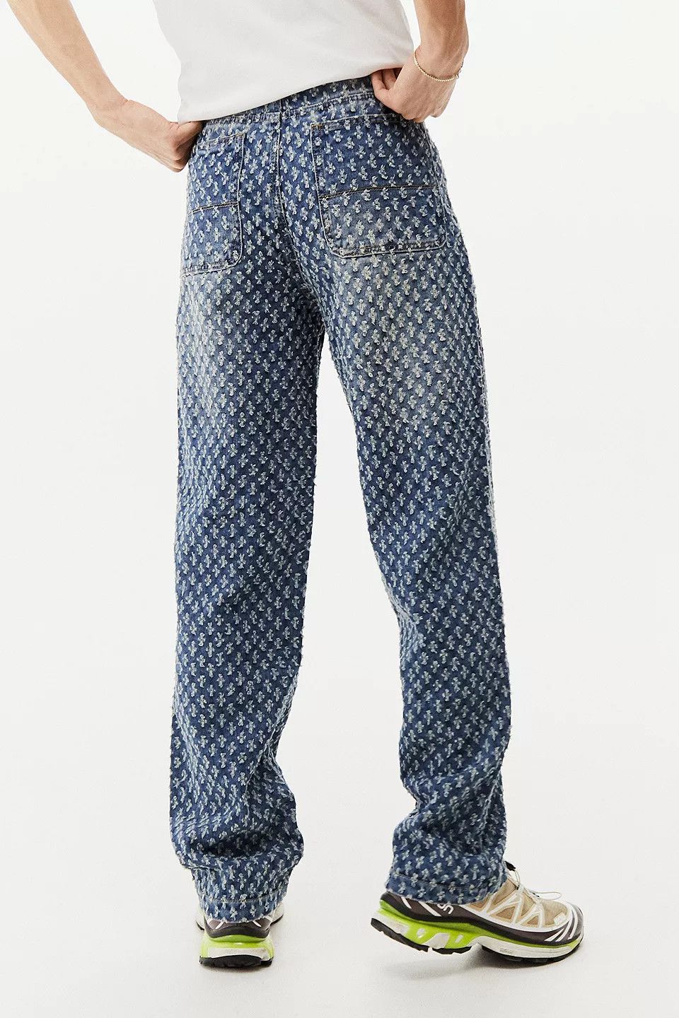 Jaded London Jaded London Perforated Distressed Denim Jeans W30 L32 Size US 30 / EU 46 - 4 Thumbnail