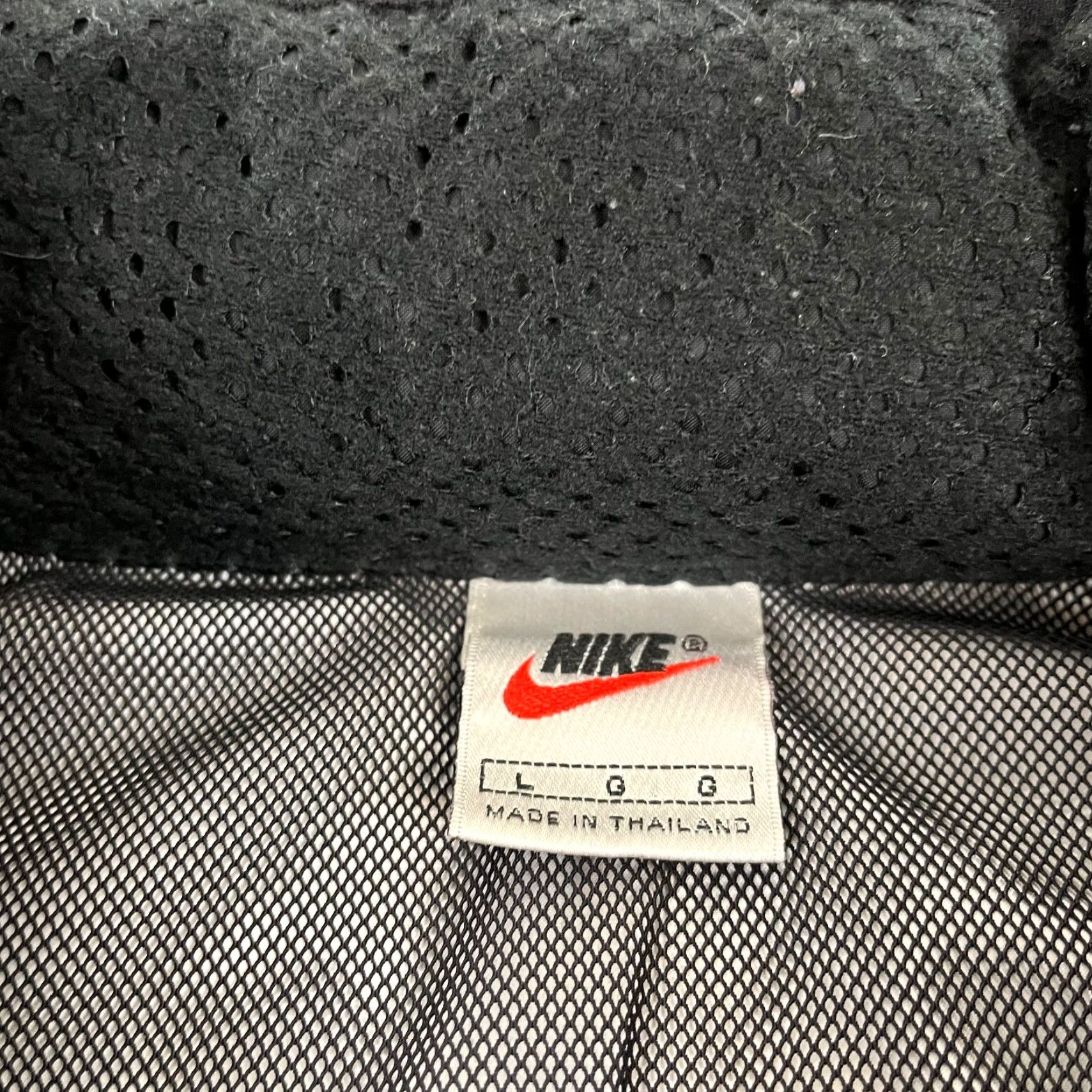 Nike NIKE Jacket Mens L Gray Black Full Zip Hooded Track Y2K Climafit Size US L / EU 52-54 / 3 - 4 Thumbnail