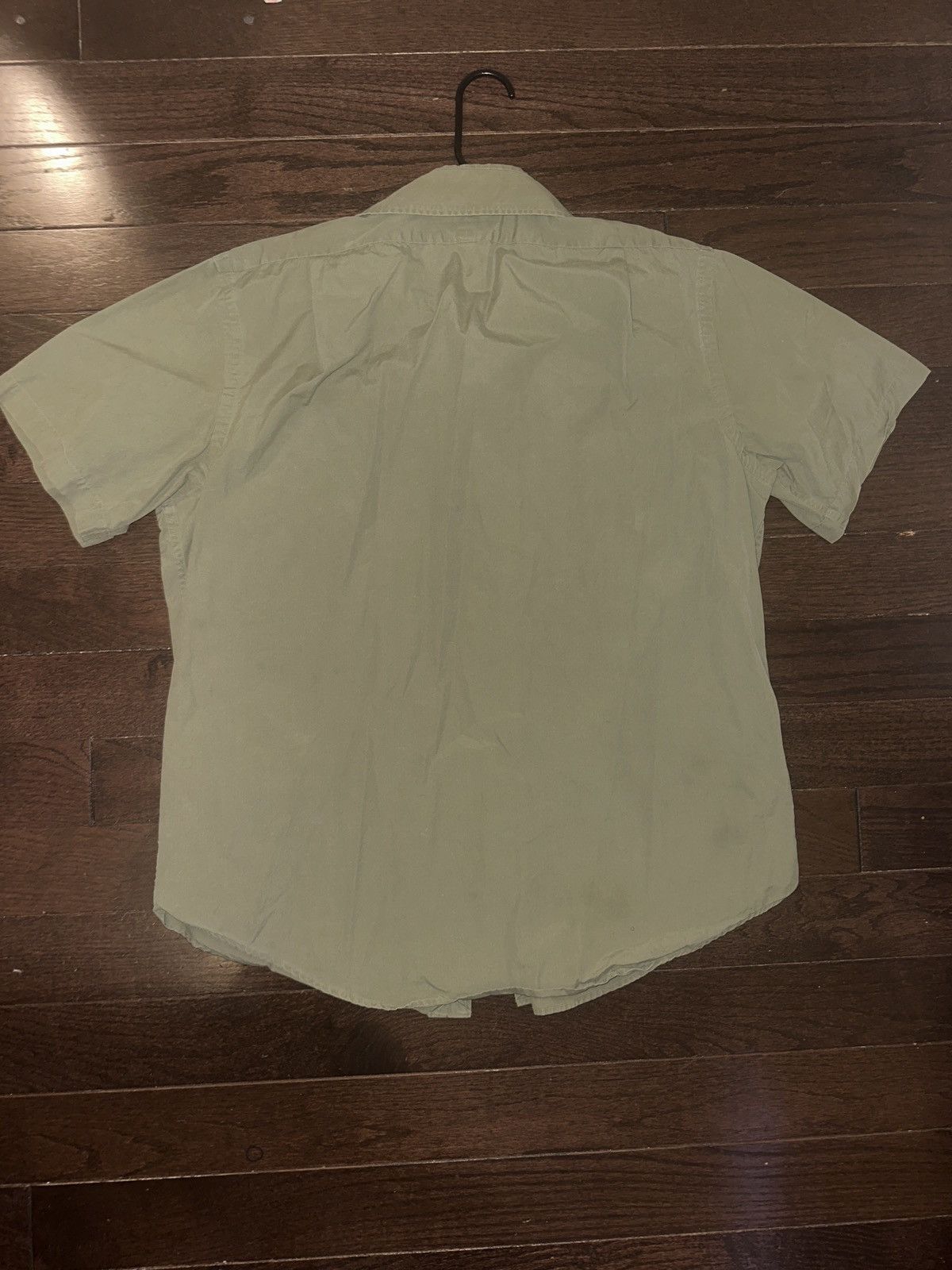 Polo Ralph Lauren Polo Vintage Green Button Up Short Sleeve Size US XL / EU 56 / 4 - 2 Thumbnail