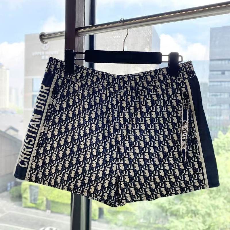 Dior Dior Oblique Pattern Shorts Size 36 Size 26" / US 2 / IT 38 - 1 Thumbnail