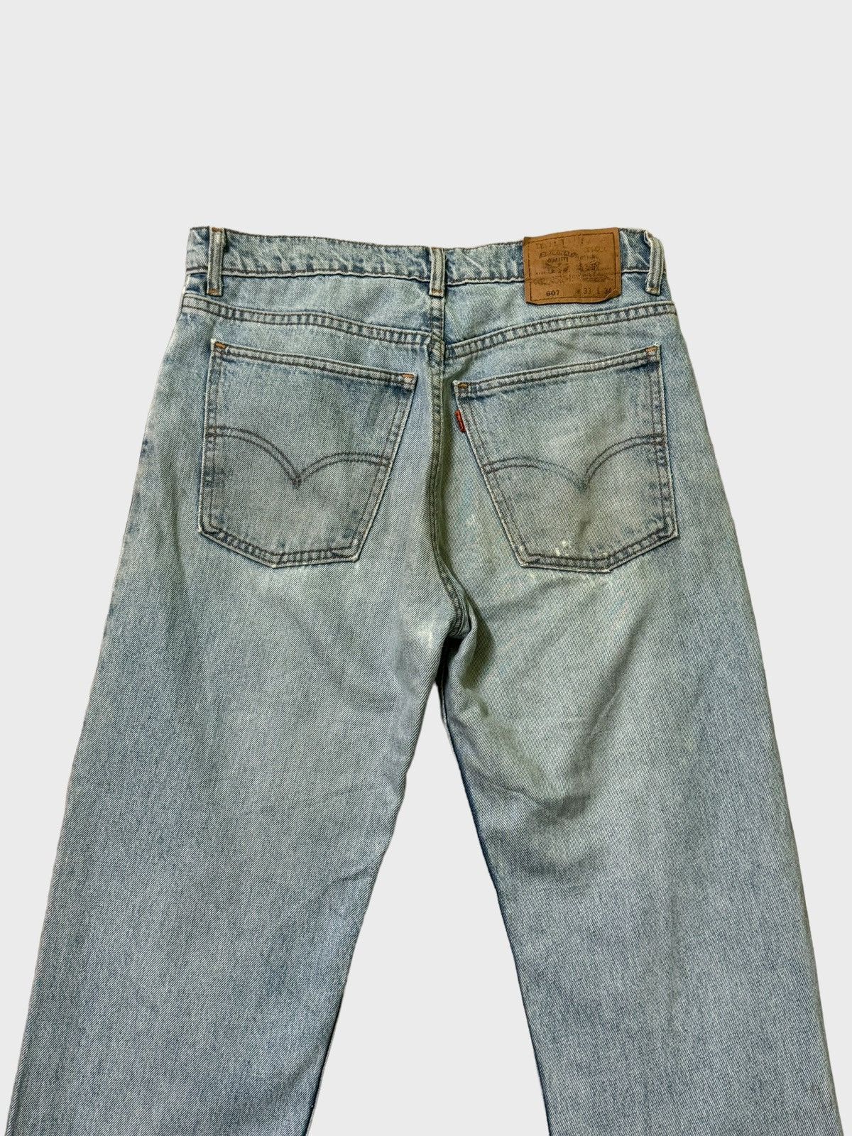 Levi's × Vintage Vintage Levi's 507 Blue Orange Tab Distressed Alter Denims Size US 31 - 12 Thumbnail