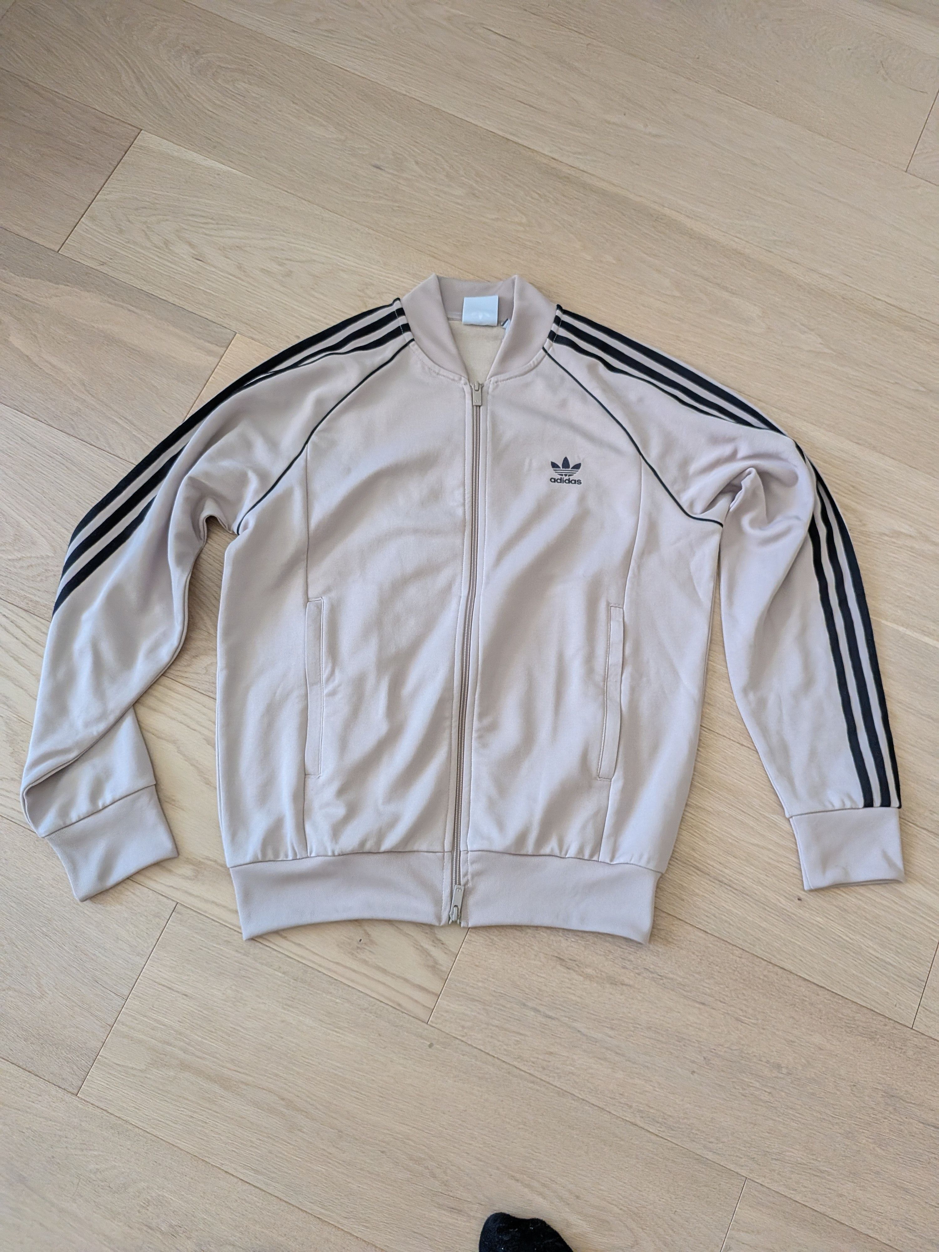 Adidas Adidas Originals Beige Adicolor Classics Track Jacket - Sz M Size US M / EU 48-50 / 2 - 1 Thumbnail