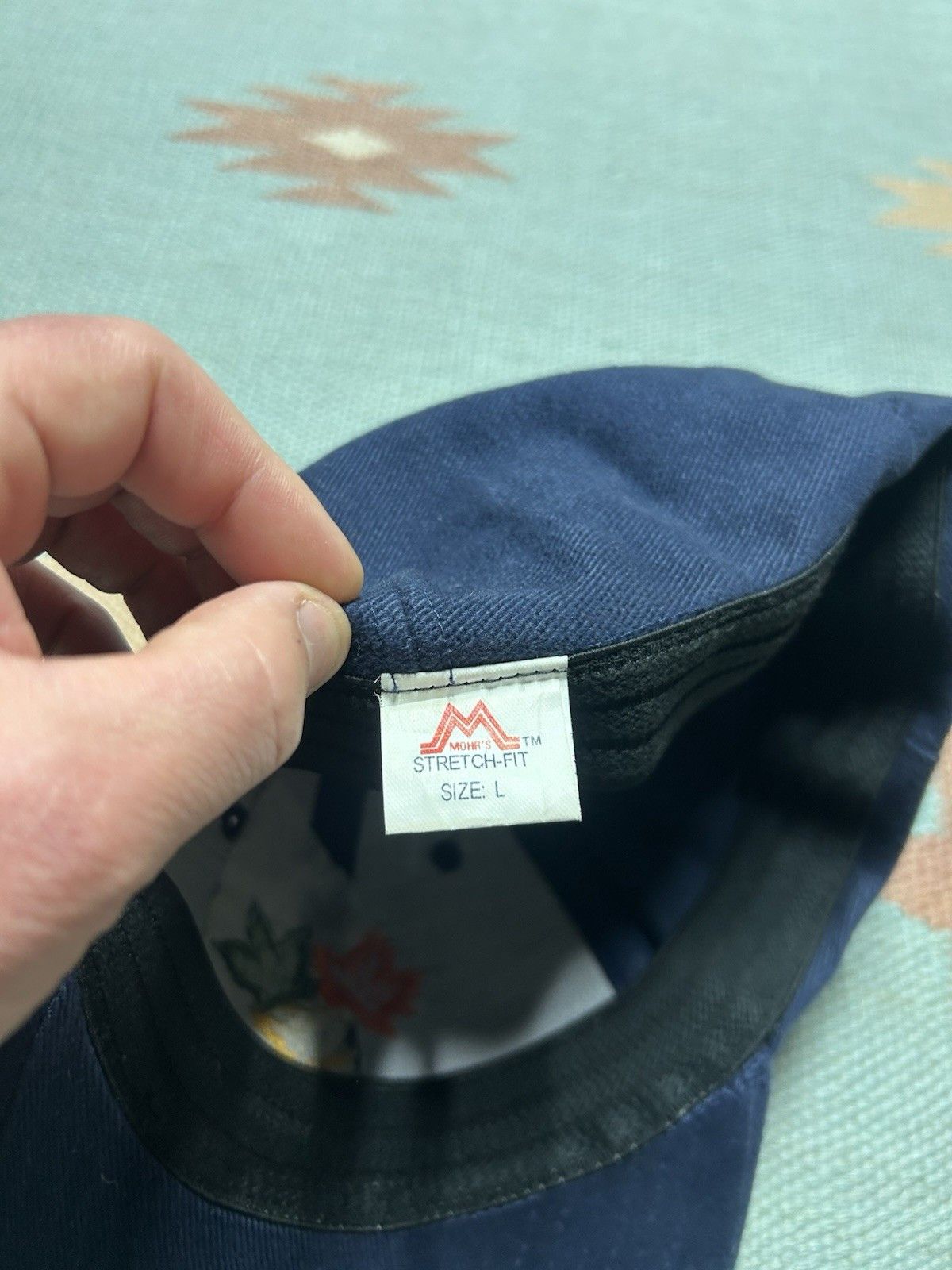 Vintage Vtg baseball hat fitted Maine autumn leaf spell out large Size ONE SIZE - 5 Thumbnail