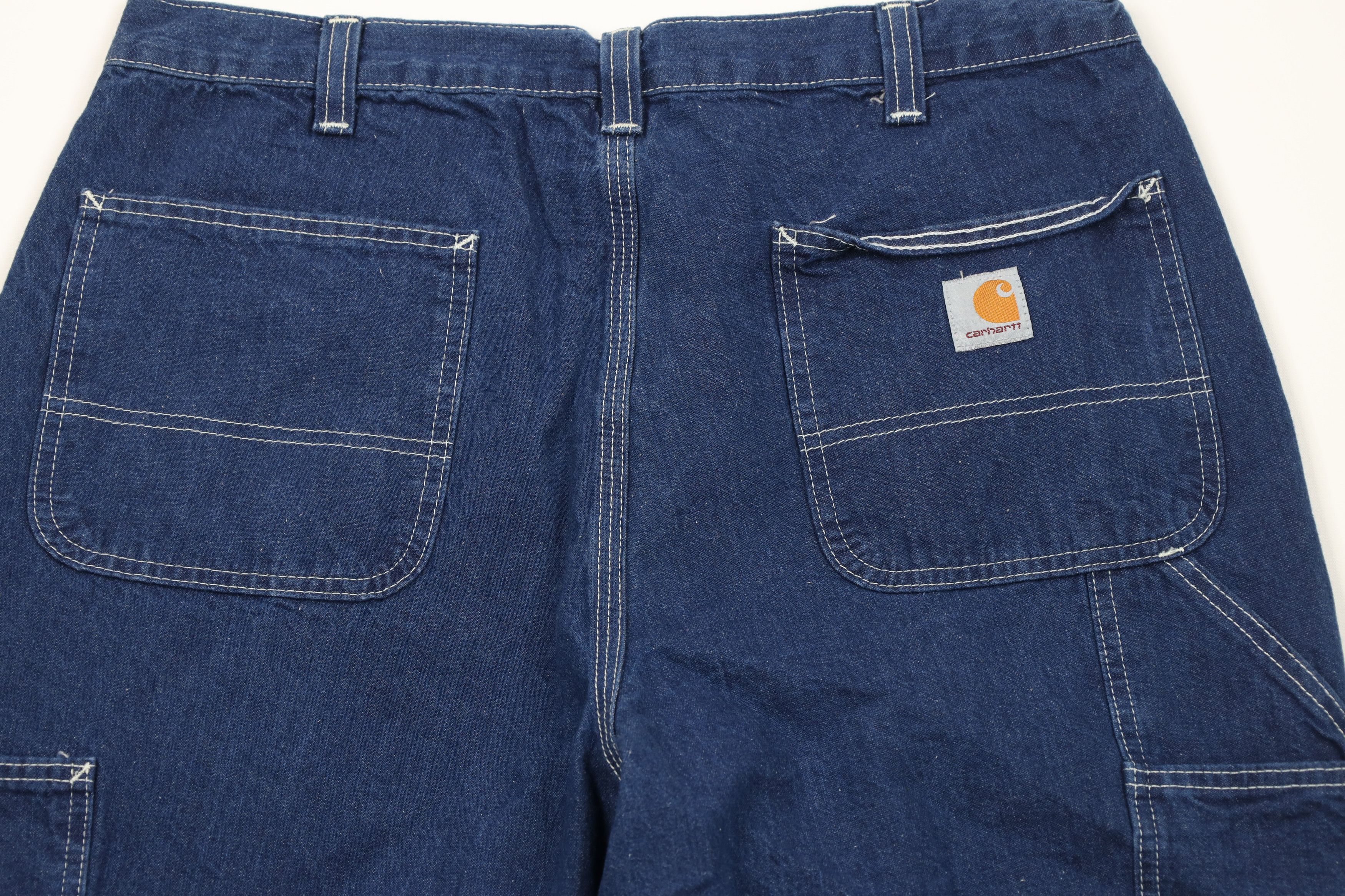 Carhartt Vintage Y2K Carhartt Workwear Wide Leg Dungaree Denim Jeans Size US 34 / EU 50 - 10 Thumbnail