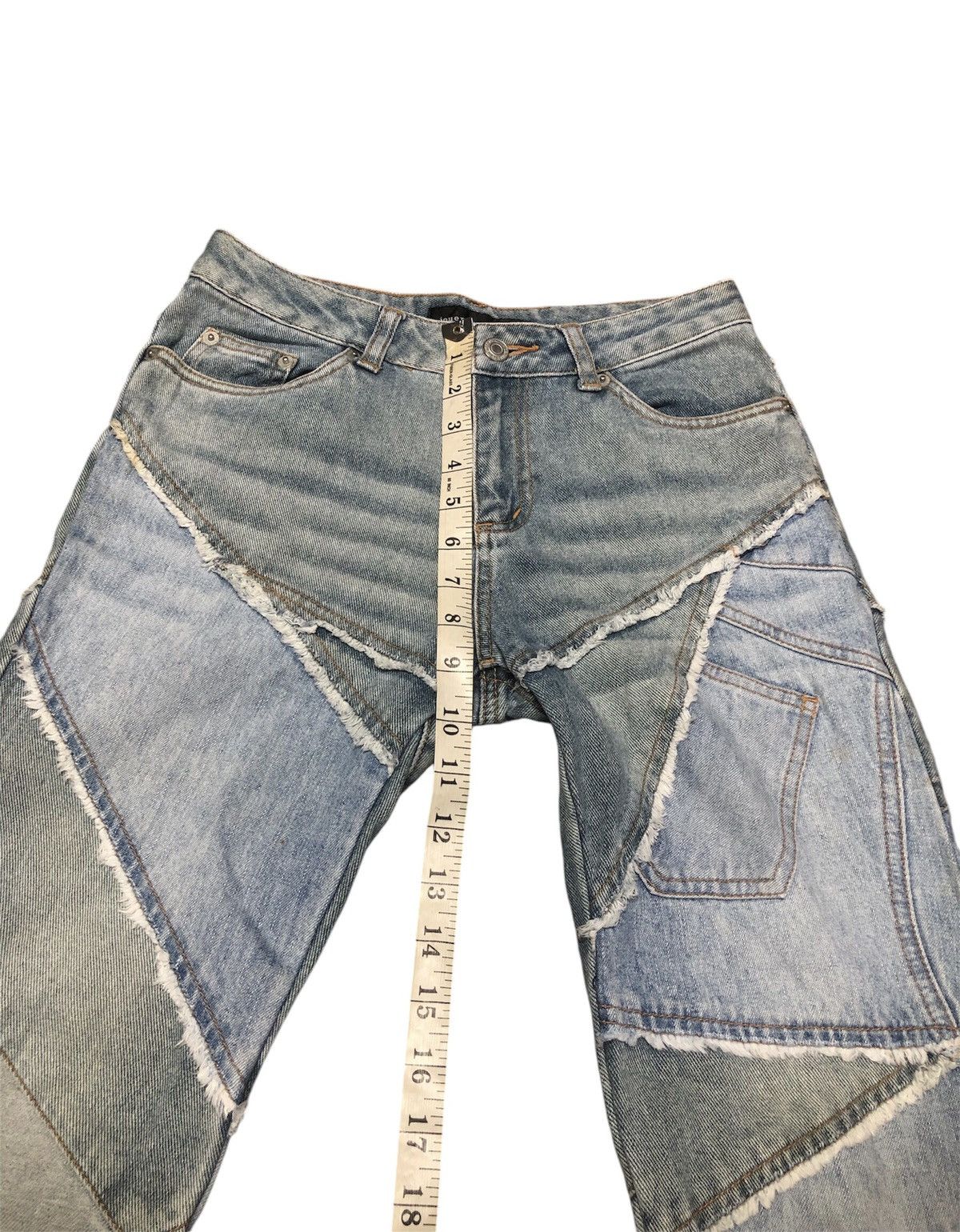 Other VINTAGE JOUER AUX ECHECH HAGI DENIM FLARED JEANS Size 28" / US 6 / IT 42 - 5 Thumbnail