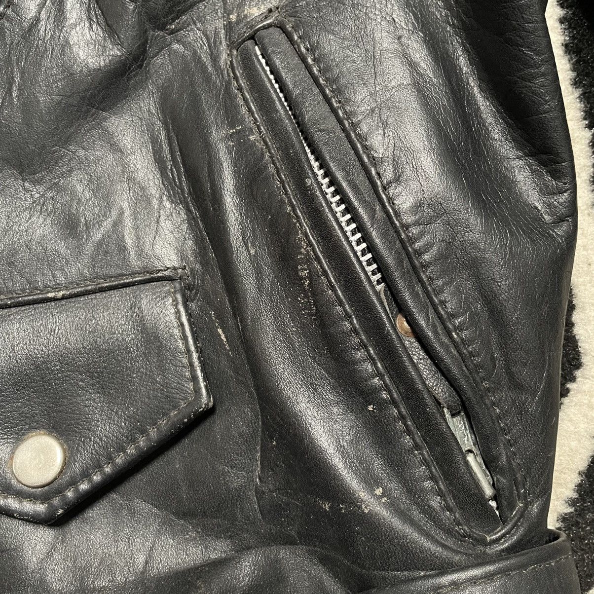 First MFG Co. Vintage First Genuine Leather Double Rider Biker Jacket Size US S / EU 44-46 / 1 - 9 Thumbnail