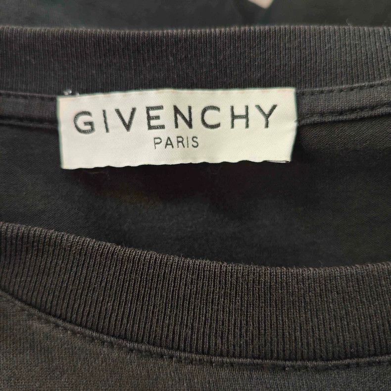 Givenchy Givenchy Black Front Floral Letter Printed Short Sleeve Size US L / EU 52-54 / 3 - 3 Thumbnail