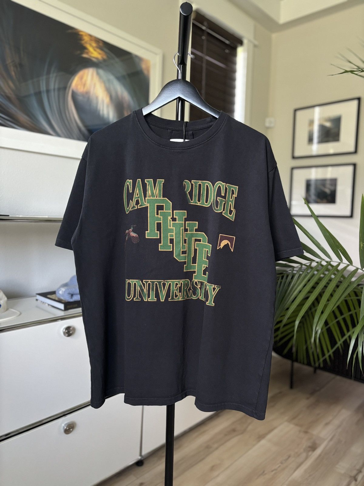 Rhude RHUDE MOONLIGHT UNIVERSITY LOGO TEE Size US M / EU 48-50 / 2 - 3 Thumbnail