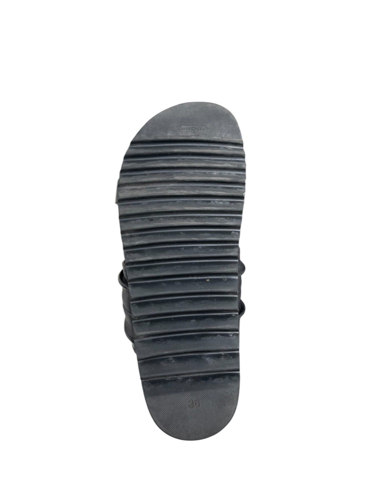 Rick Owens S/S 2020 Brancusi Granola Black Sandals Size US 6 / IT 36 - 7 Thumbnail