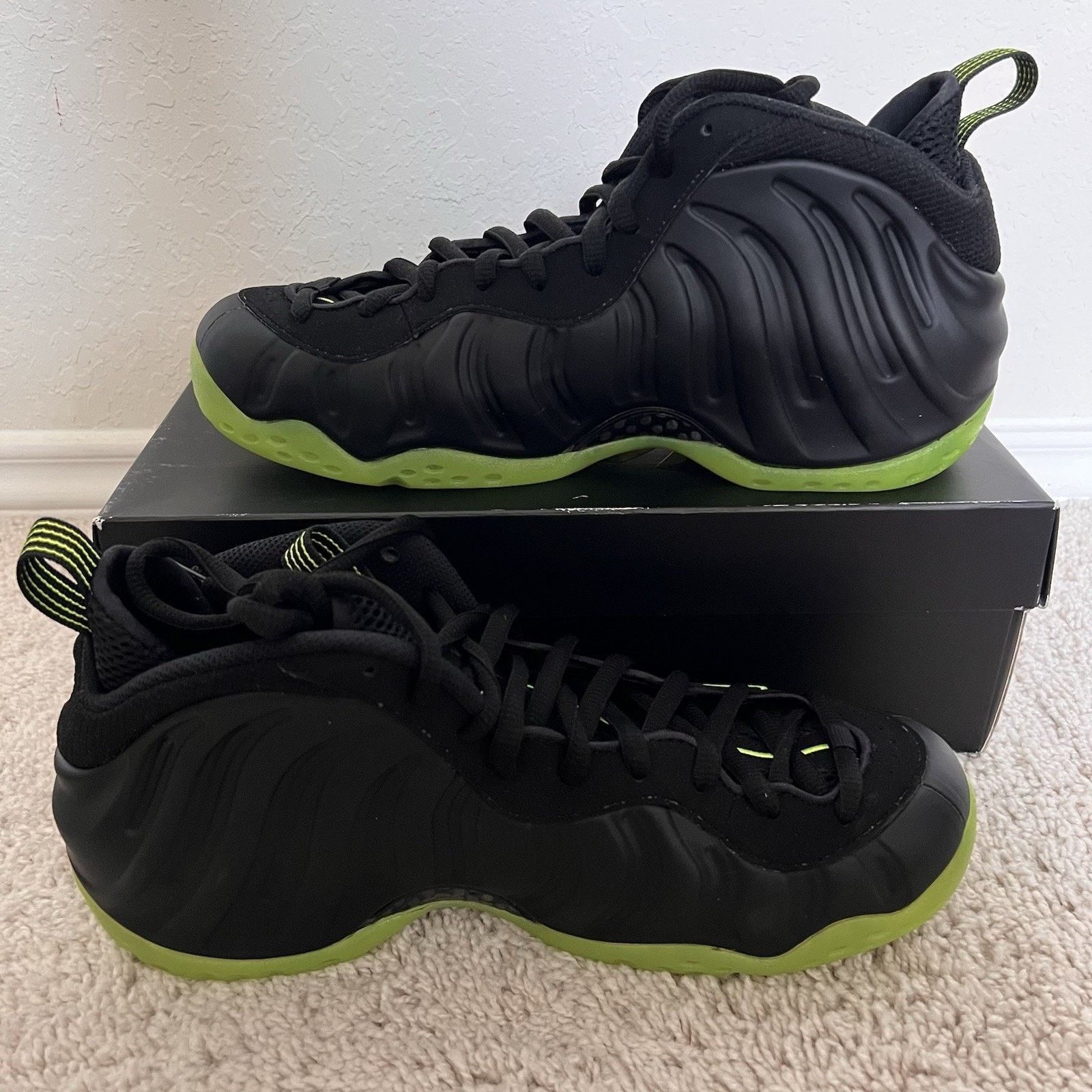 Nike Nike Air Foamposite One Black Volt Penny Hardaway Size 10 Size US 10 / EU 43 - 2 Thumbnail