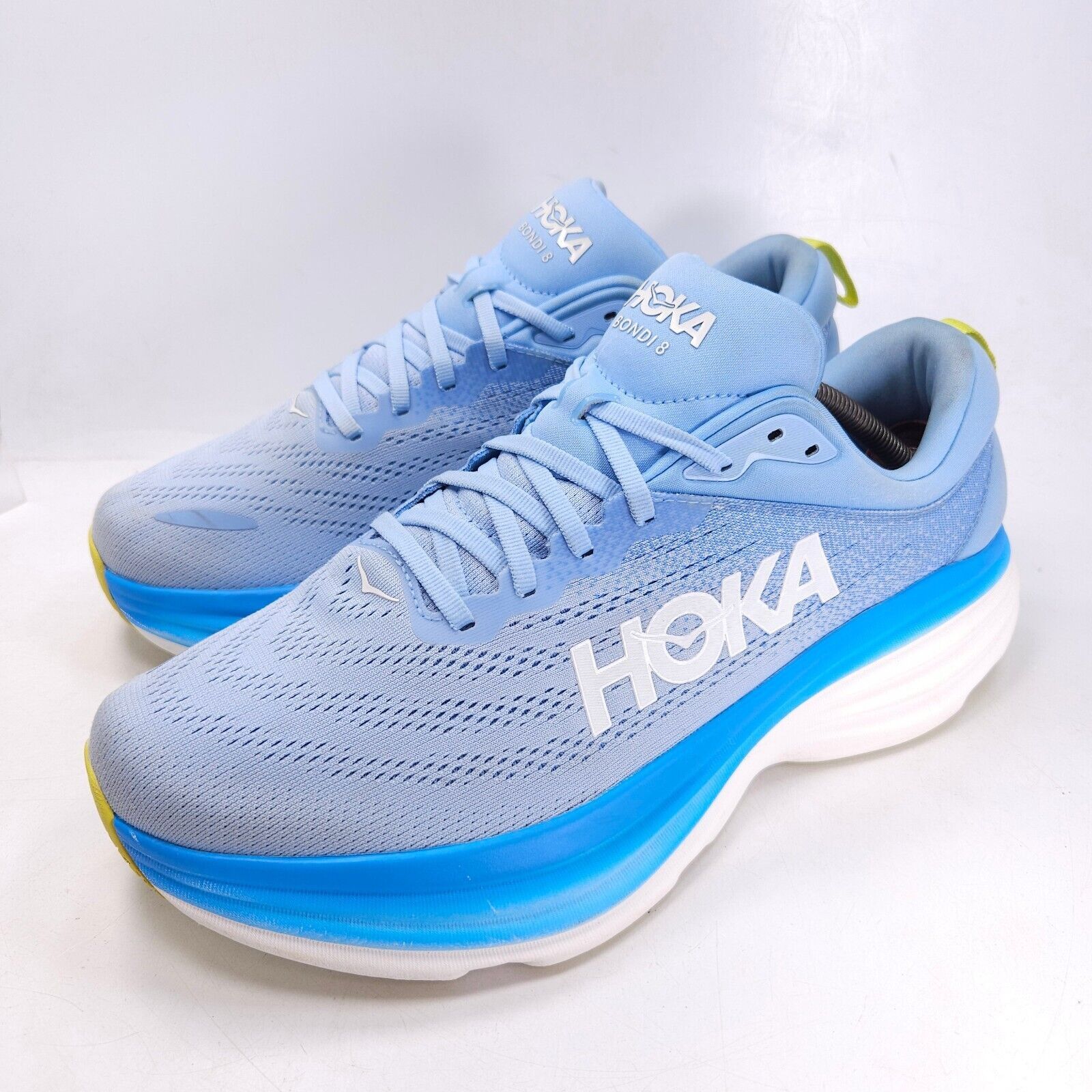 Hoka Hoka One One Bondi 8 Shoe Mens Size 11 2E F27223C Blue Size US 11 / EU 44 - 1 Thumbnail