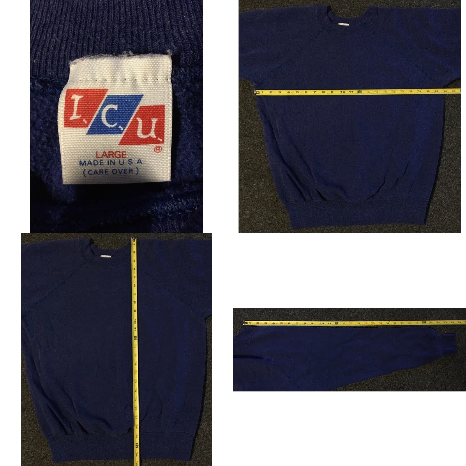 Vintage VINTAGE 80s Faded Sweatshirt S USA Physical Education Hoodie Men Blue Small Distressed Punk Grunge Biker Track & Field Retro Rock USA 80s 90s College Size US S / EU 44-46 / 1 - 8 Thumbnail