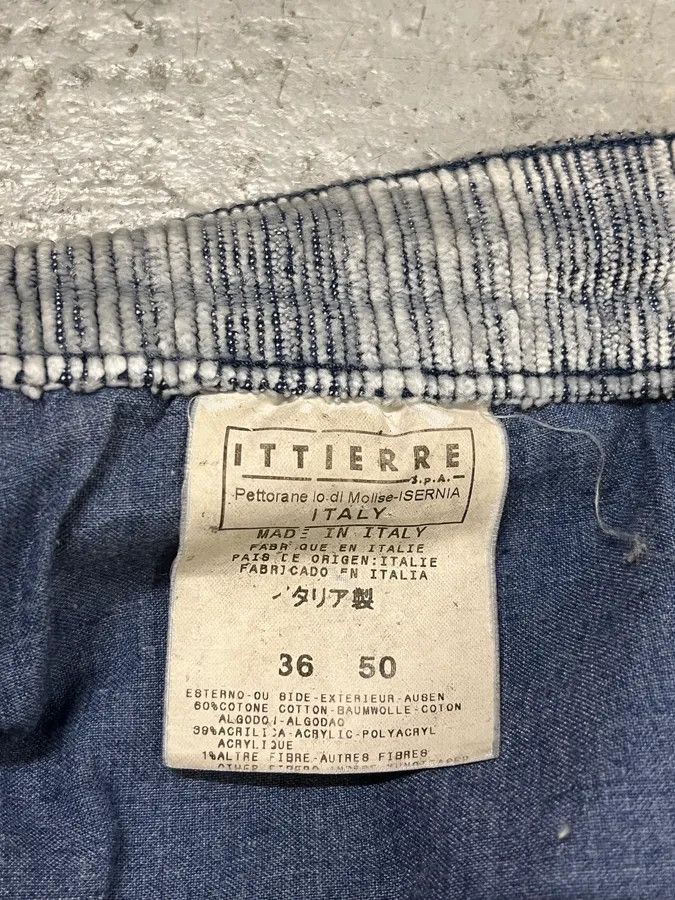 Versace AW2005 Versace White & Blue Irregular Corduroy Pants Size US 32 / EU 48 - 13 Thumbnail