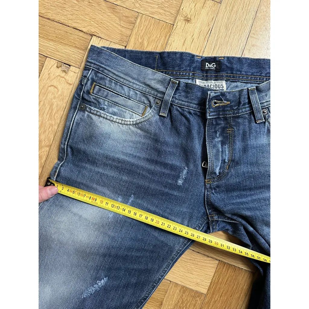 Dolce & Gabbana Dolce & Gabbana D&G Audacious Slim Distressed Jeans Size US 32 / EU 48 - 6 Thumbnail