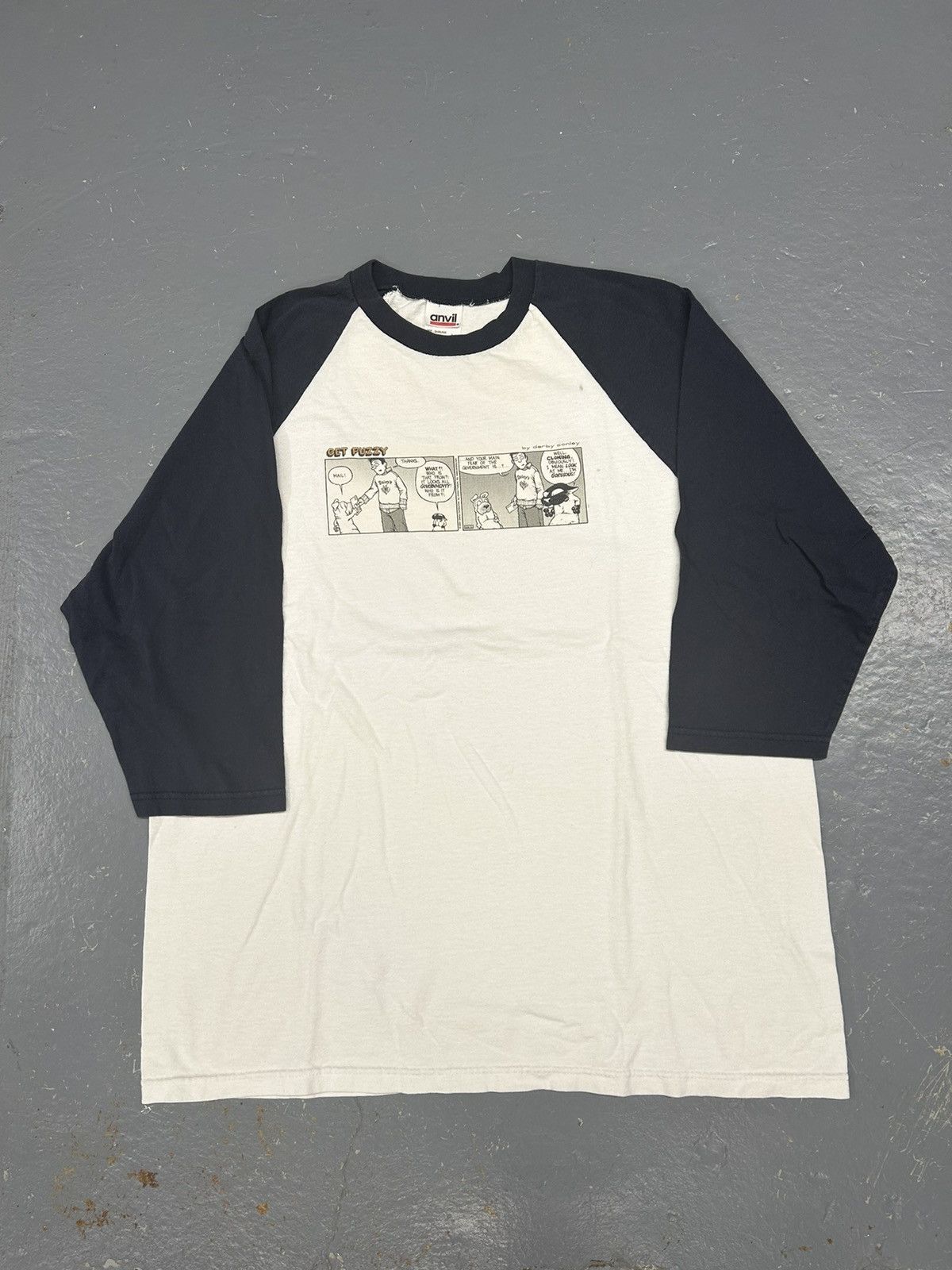 Vintage Crazy Vintage Y2K Essential Comic Book Longsleeve Tee Shirt Size US L / EU 52-54 / 3 - 1 Thumbnail