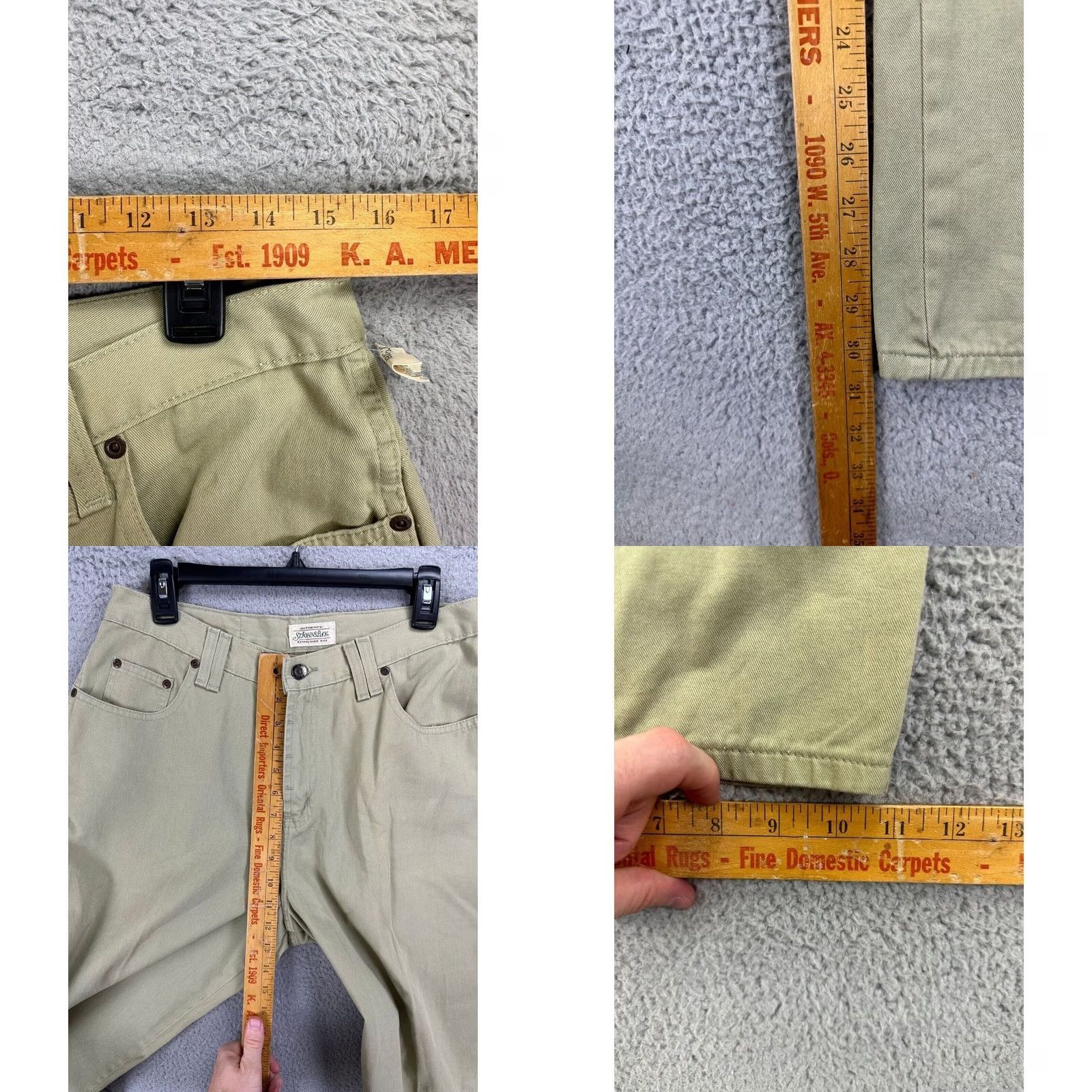 Vintage VINTAGE St Johns Bay Jeans Straight Womens 12 Tan High Rise Denim Pants NEW Size 34" / US 12 / IT 48 - 8 Thumbnail