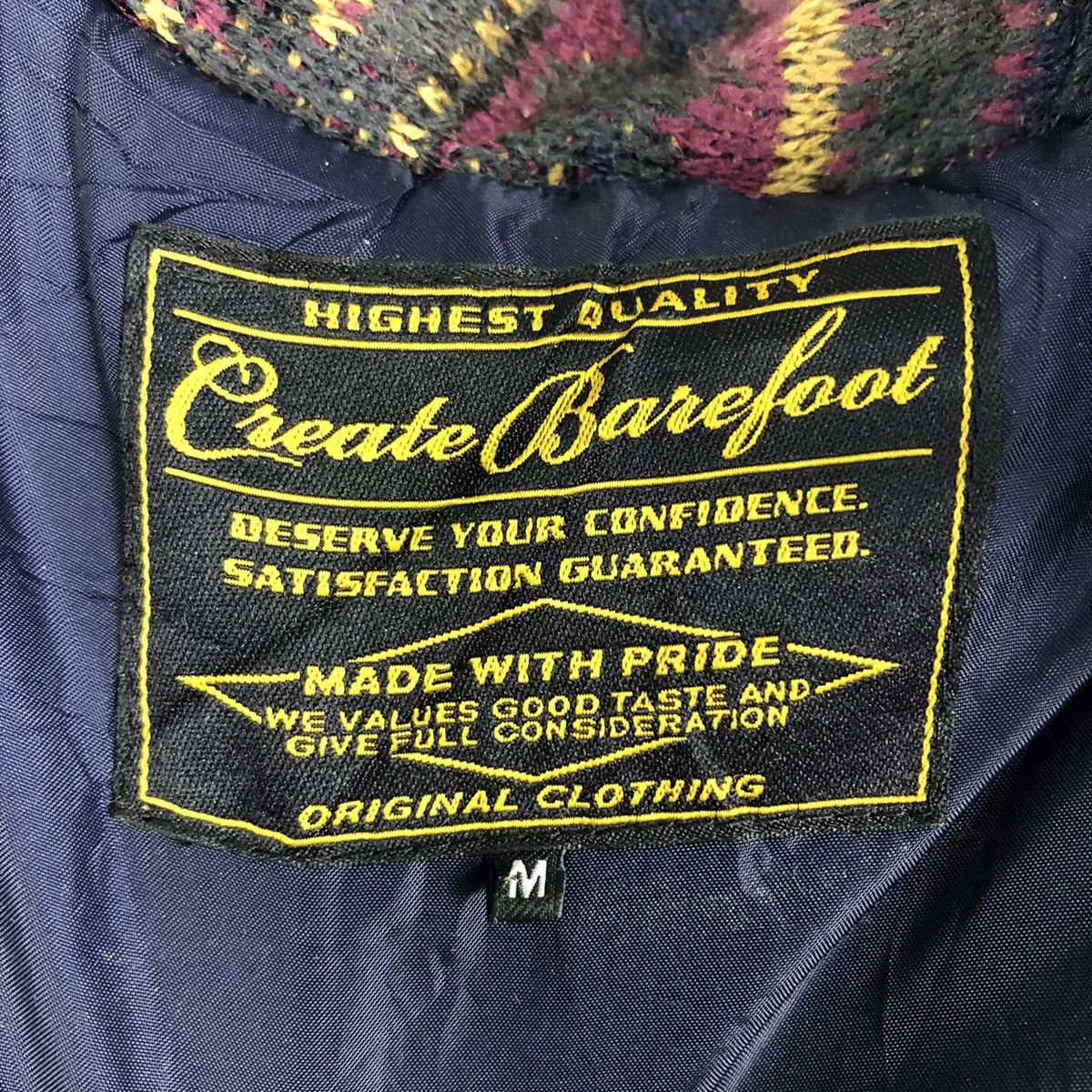 45rpm 📌Vintage Wool Vest Jacket Hoodie Create Barefoot Striped Size US M / EU 48-50 / 2 - 17 Thumbnail