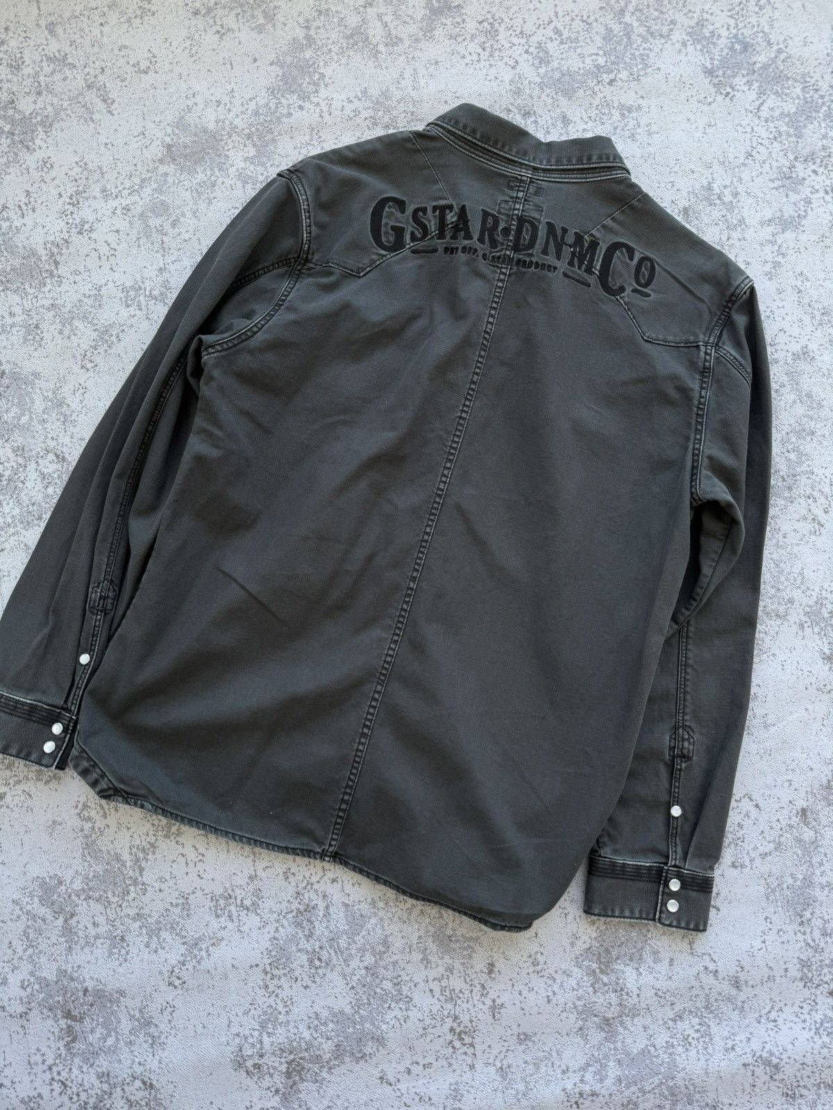 G-Star G-Star Raw Western Co Cowboy Diamond Denim Shirt Size US XXL / EU 58 / 5 - 5 Thumbnail