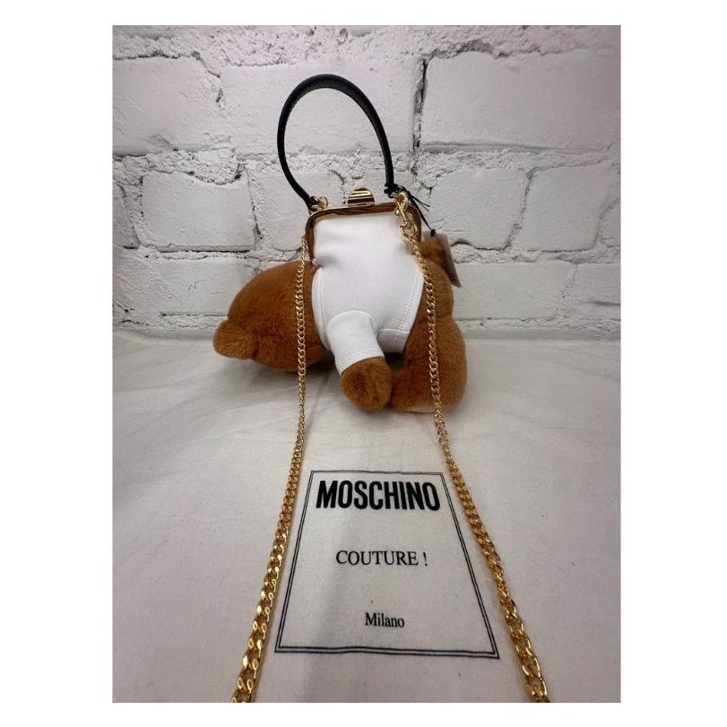 Moschino AW19 Moschino Couture Jeremy Scott Teddy Bear Pouch Clutch Size ONE SIZE - 18 Thumbnail