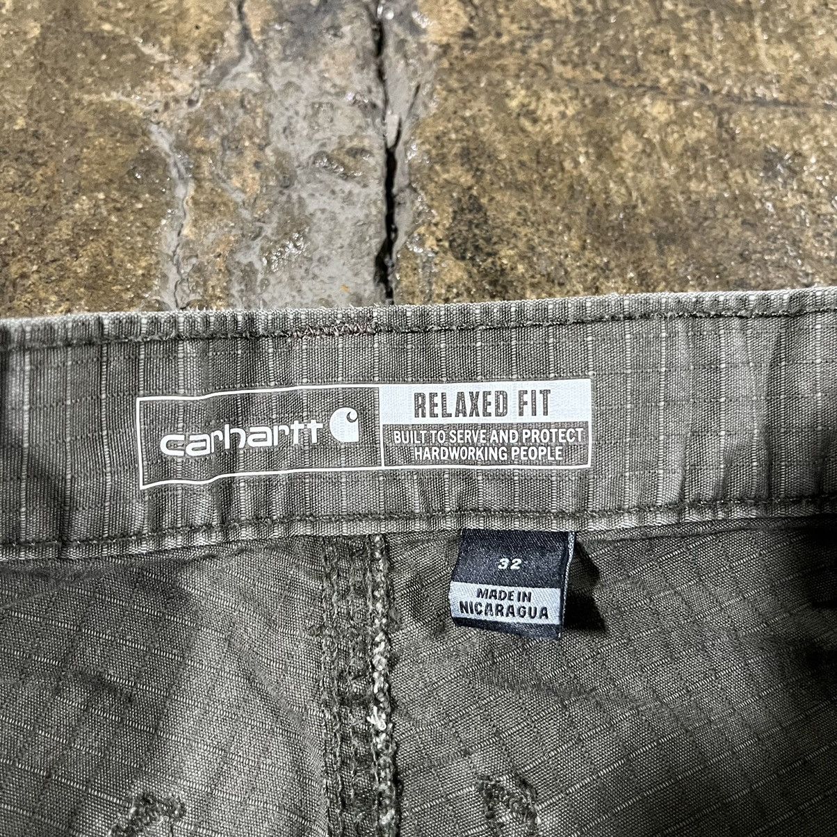 Carhartt × Vintage Crazy Y2K Carhartt Cargo Shorts Baggy Workwear Skater Size US 32 / EU 48 - 7 Thumbnail