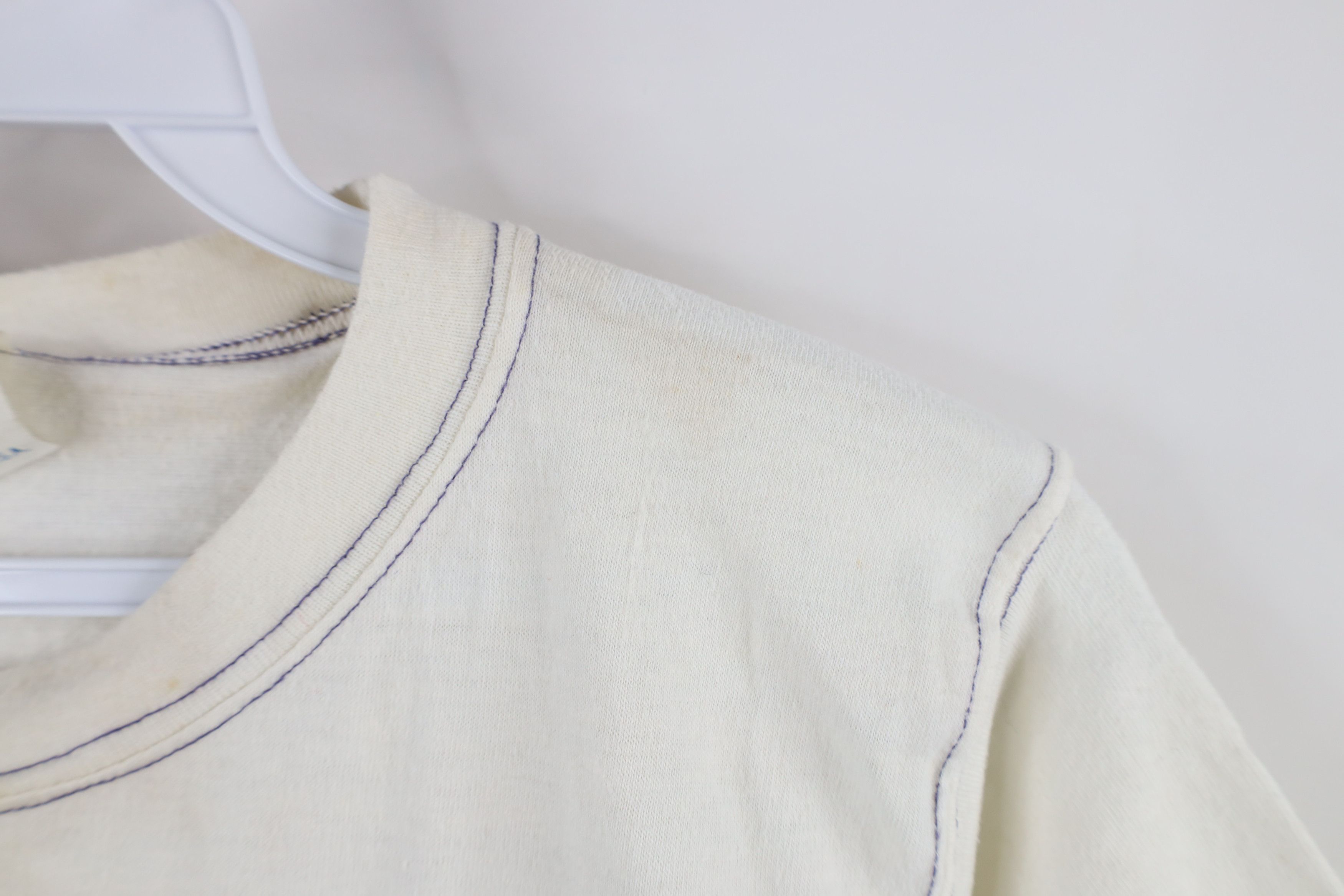 Vintage Vintage 70s Racquetball Jersey Ringer T-Shirt White USA Size S / US 4 / IT 40 - 8 Thumbnail