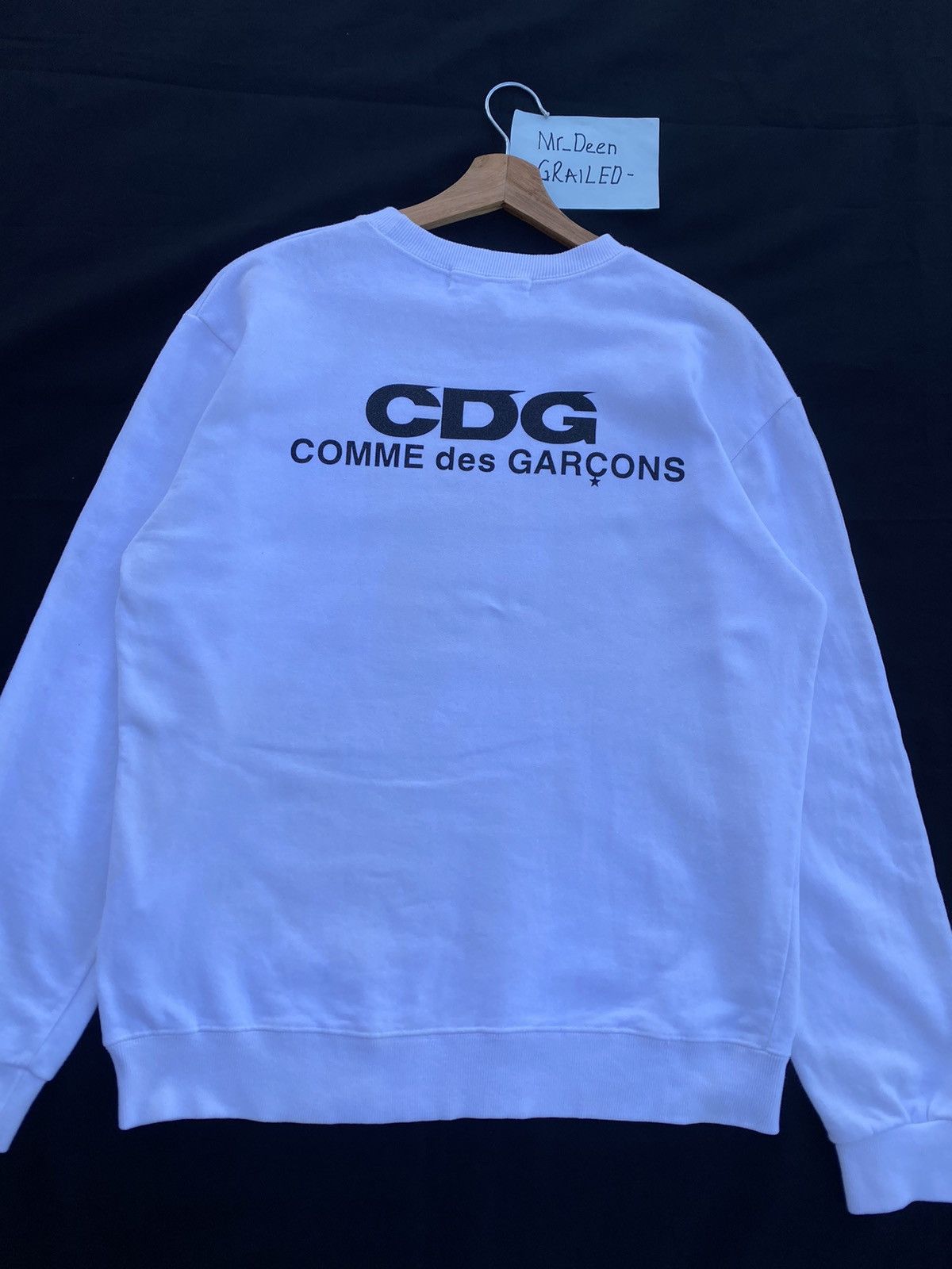 Comme des Garcons Rare Comme Des Garcons CDG Big Spellout Sweatshirt Size US L / EU 52-54 / 3 - 5 Thumbnail
