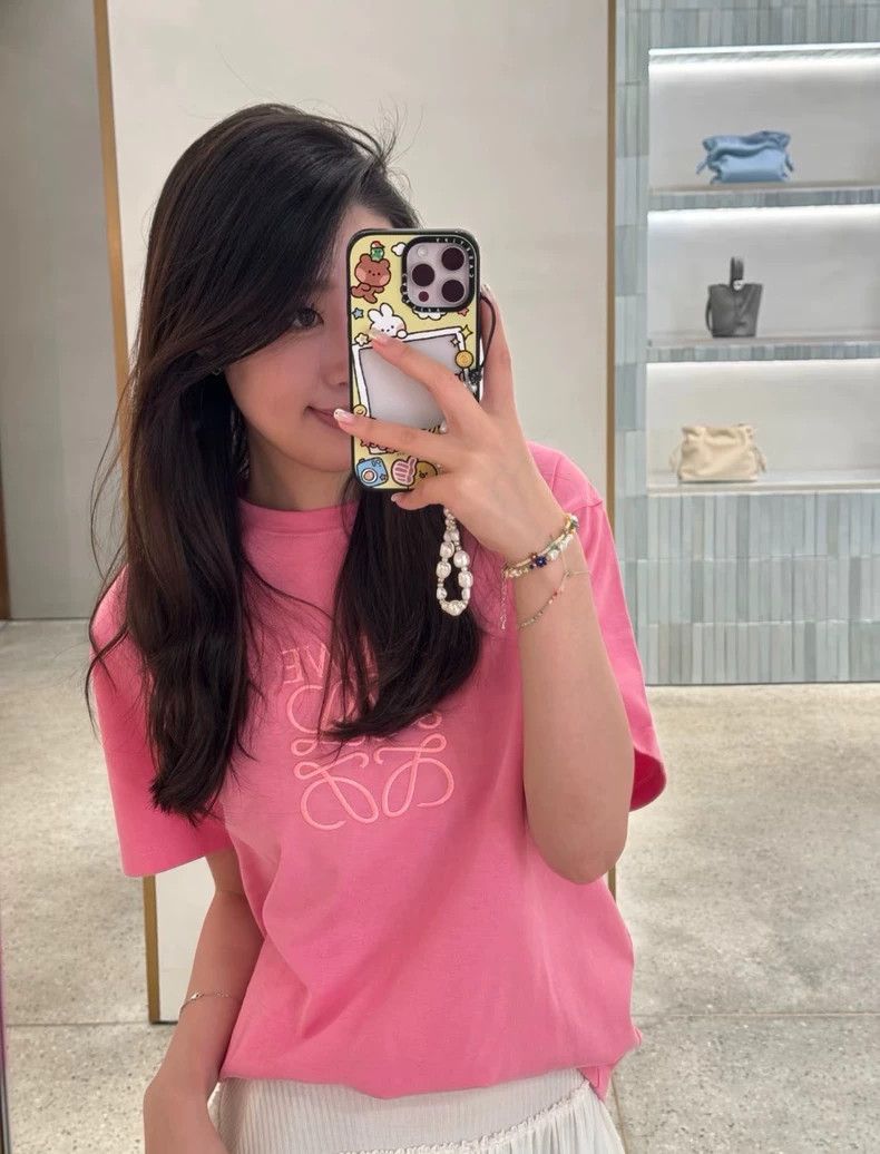 Loewe LOEWE Solid color large Logo short sleeve T-shirt Size XS / US 0-2 / IT 36-38 - 7 Thumbnail