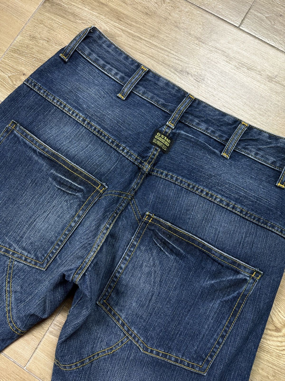 G-Star × Vintage NEW!!! G-Star Raw Ruger Straight Denim Blue Jeans 31x34 Size US 31 - 15 Thumbnail