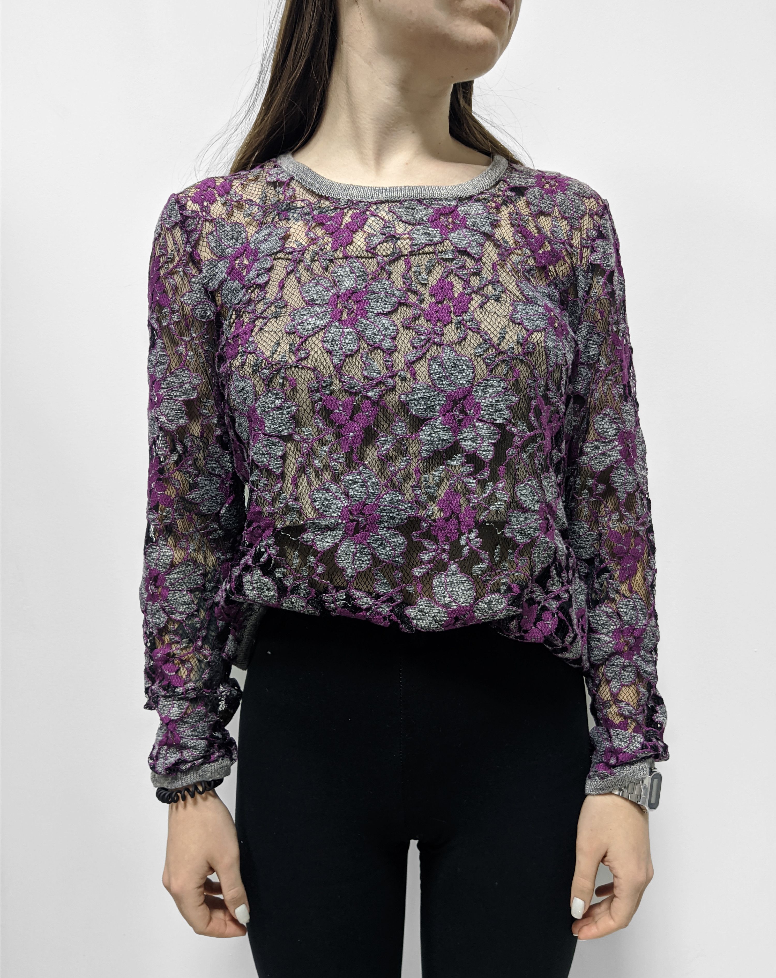 Hysteric Glamour vintage japanese floral long sleeve mesh y2k Size M / US 6-8 / IT 42-44 - 2 Thumbnail