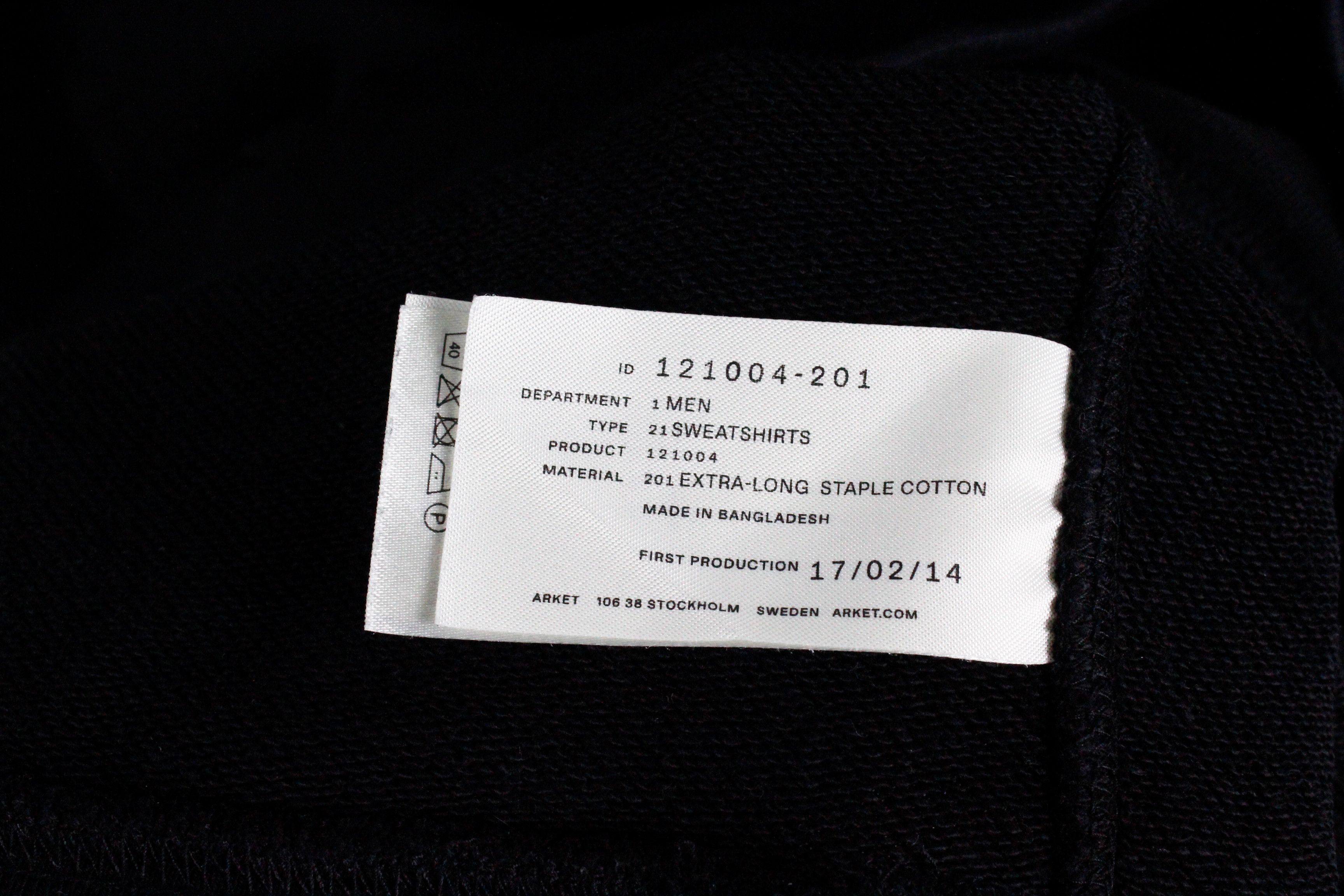 Arket Arket Black Extra Long Staple Cotton Basic Blank Hoodie Size US M / EU 48-50 / 2 - 6 Thumbnail
