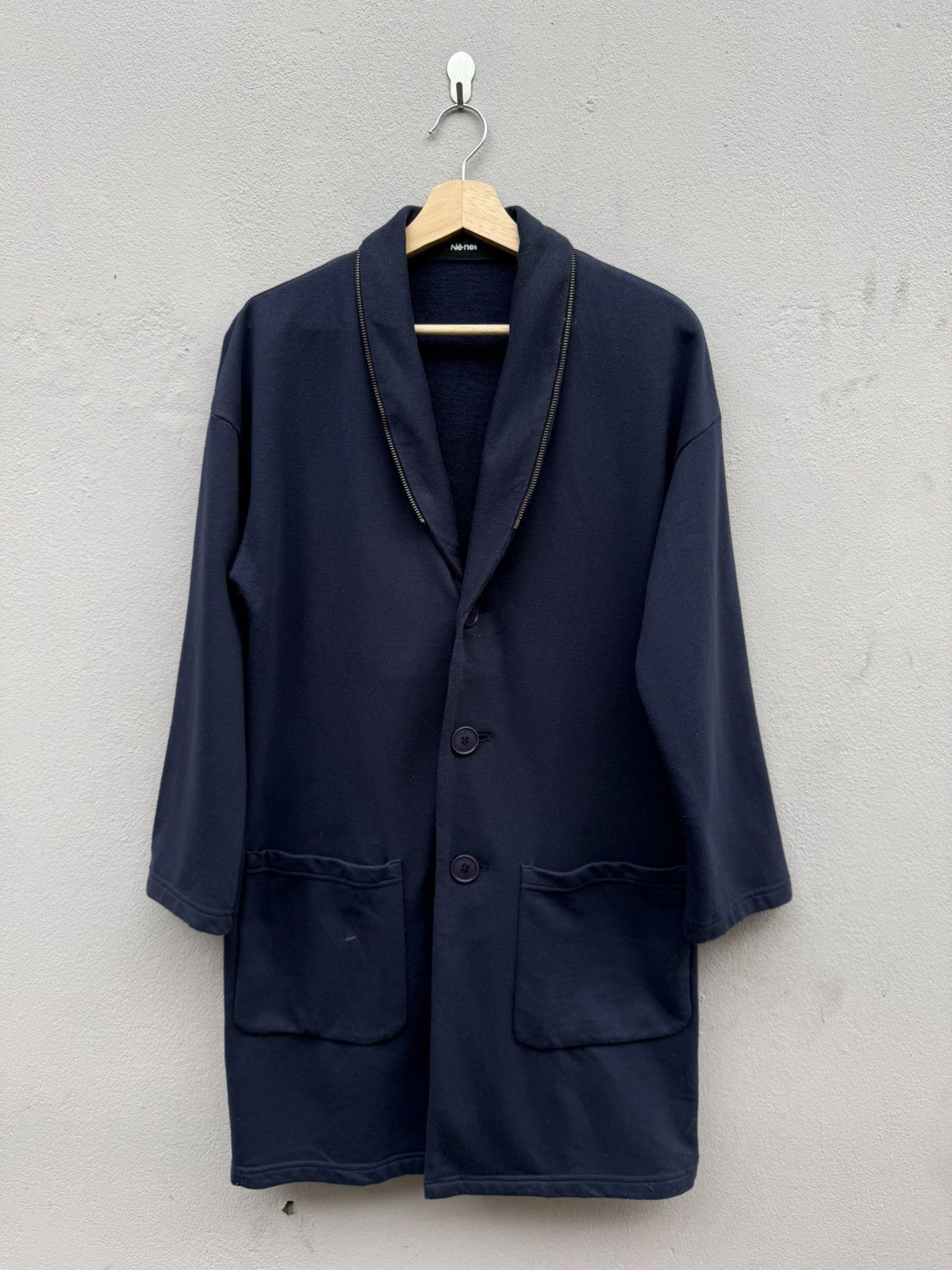 Issey Miyake × Ne-Net × Tsumori Chisato Né-net by ISSEY MIYAKE Zipped Shawl Collar Jacket Size US M / EU 48-50 / 2 - 1 Thumbnail