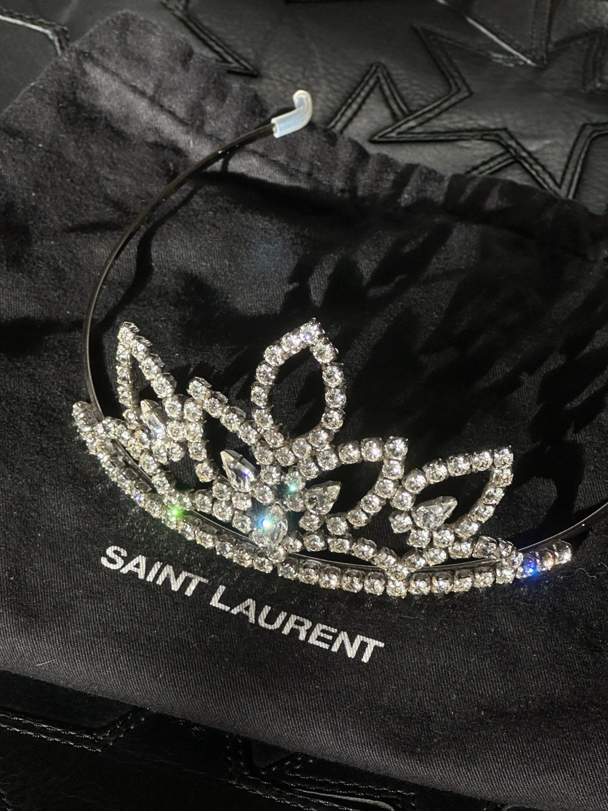 Hedi Slimane × Saint Laurent Paris SAINT LAURANT PARIS 1-5 RUNWAY TIARA HEDI SLIMANE Size ONE SIZE - 1 Thumbnail
