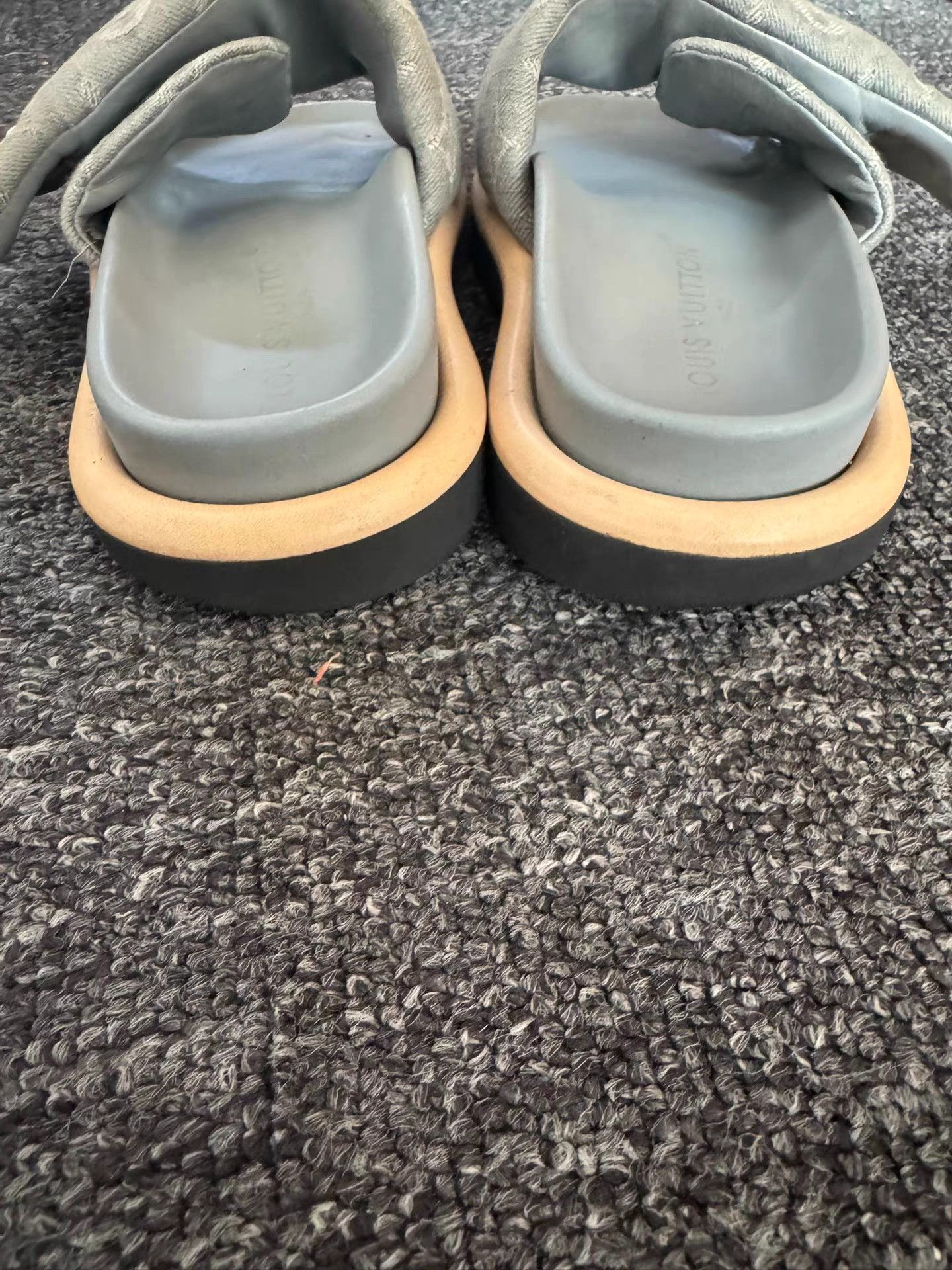 Louis Vuitton LOUIS VUITTON Pool Pillow Comfort Denim Mules K13 Size US 7 / IT 37 - 3 Thumbnail