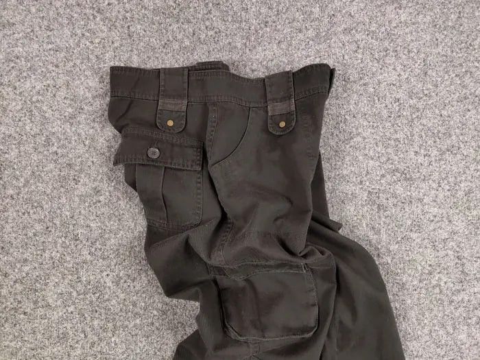 Japanese Brand Vintage 90's Japanese Baggy Multi Pocket Cargo pants Womens Size 32" / US 10 / IT 46 - 19 Thumbnail
