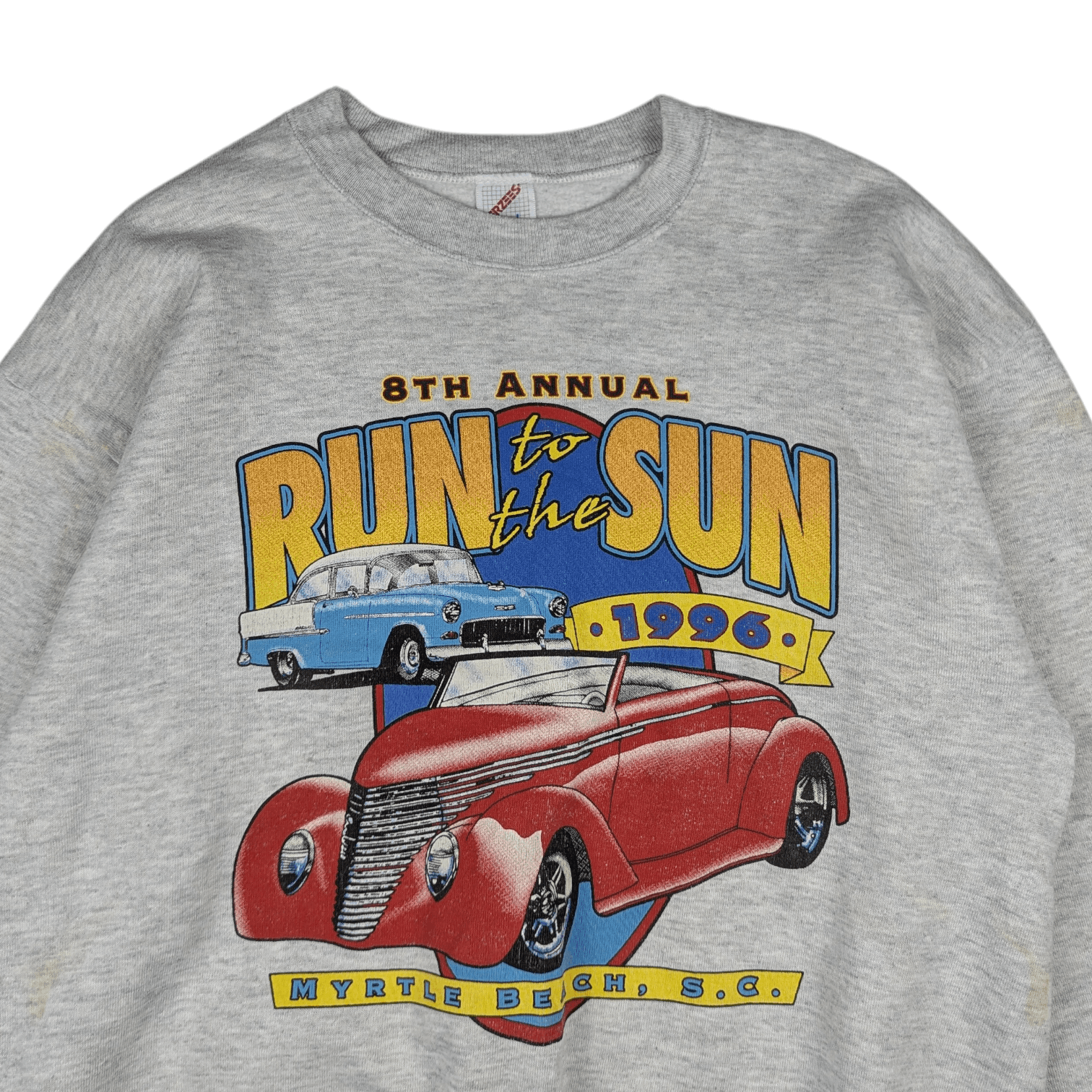 Jerzees Vintage 90's 1996 8th Annual RUN TO THE SUN Sweatshirt Size US L / EU 52-54 / 3 - 5 Thumbnail