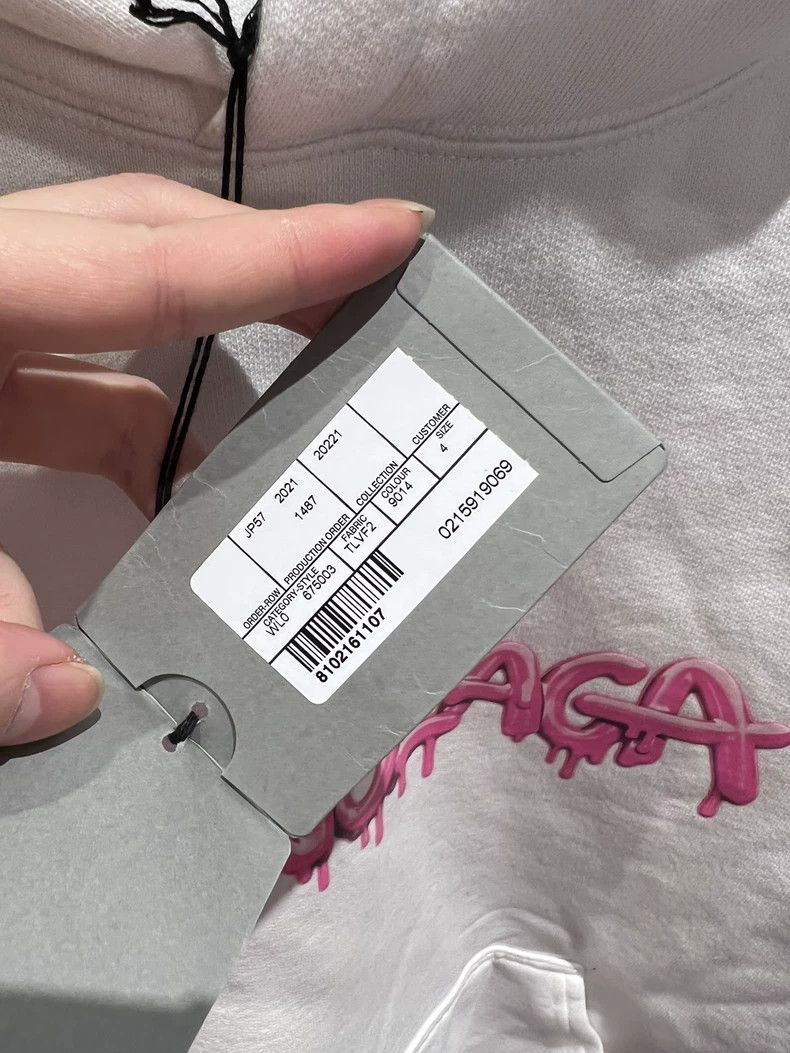 Balenciaga Balenciaga White Candy Graffiti Hoodie Size US XL / EU 56 / 4 - 6 Thumbnail