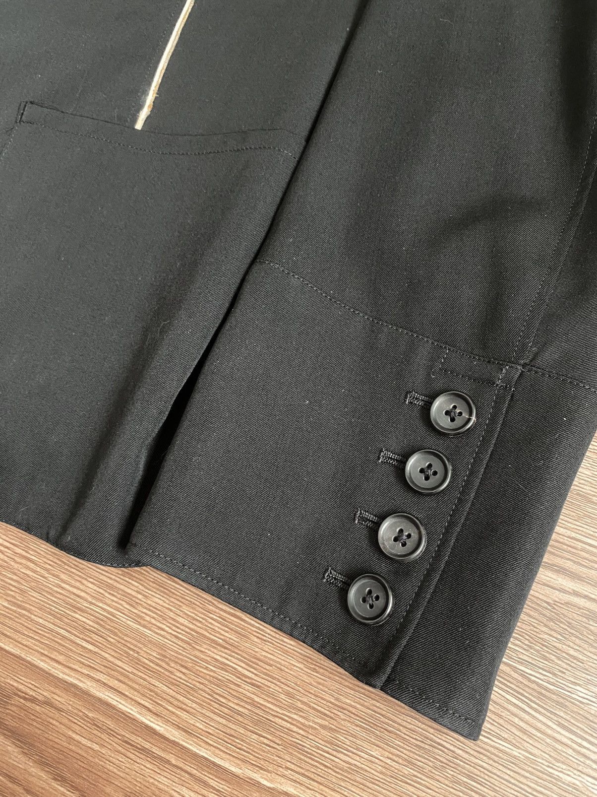 Yohji Yamamoto Yohji Yamamoto Pour Homme Wool Gabardine Cubist Jacket SS12 Size US M / EU 48-50 / 2 - 4 Thumbnail