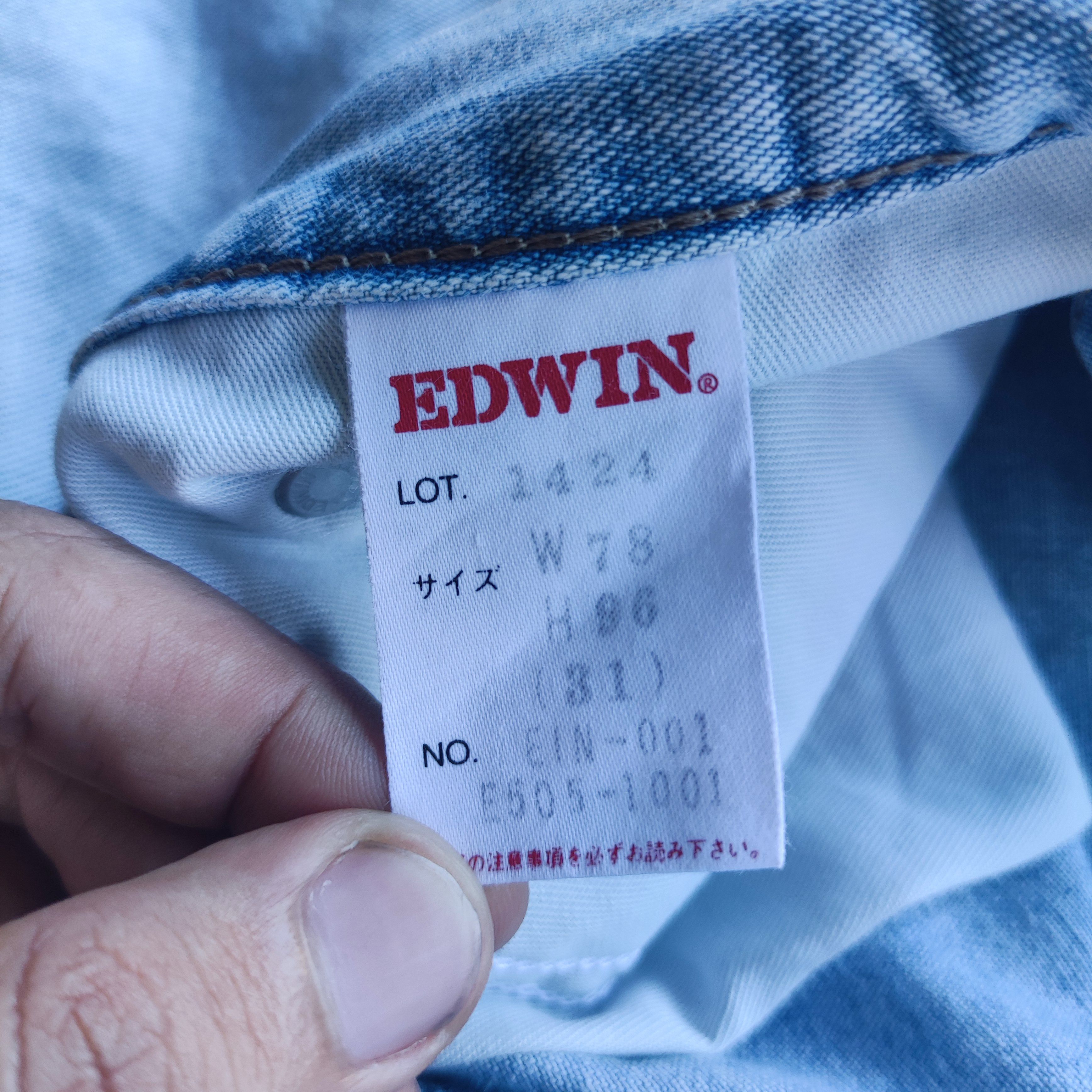 Edwin Vintage Edwin Brand Buggy Jeans Distressed Faded pants Size US 31 - 9 Thumbnail