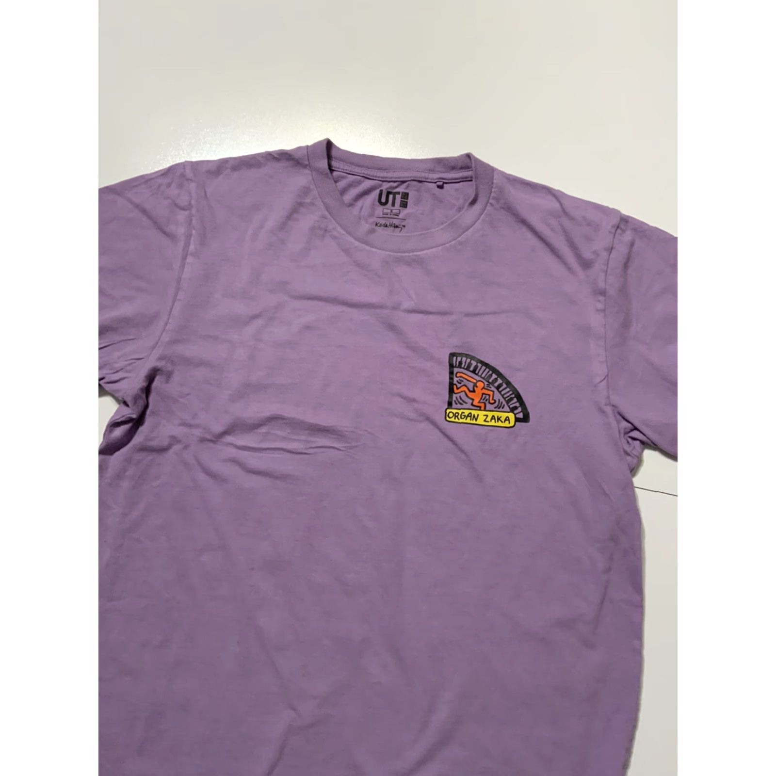 Uniqlo VINTAGE Uniqlo X Keith Haring Organ Zaka Tokyo Pop Art Purple Crewneck T-Shirt Sz. S Mens Purple Crew Neck T-Shirt 90s/Pop Art Size US S / EU 44-46 / 1 - 4 Thumbnail