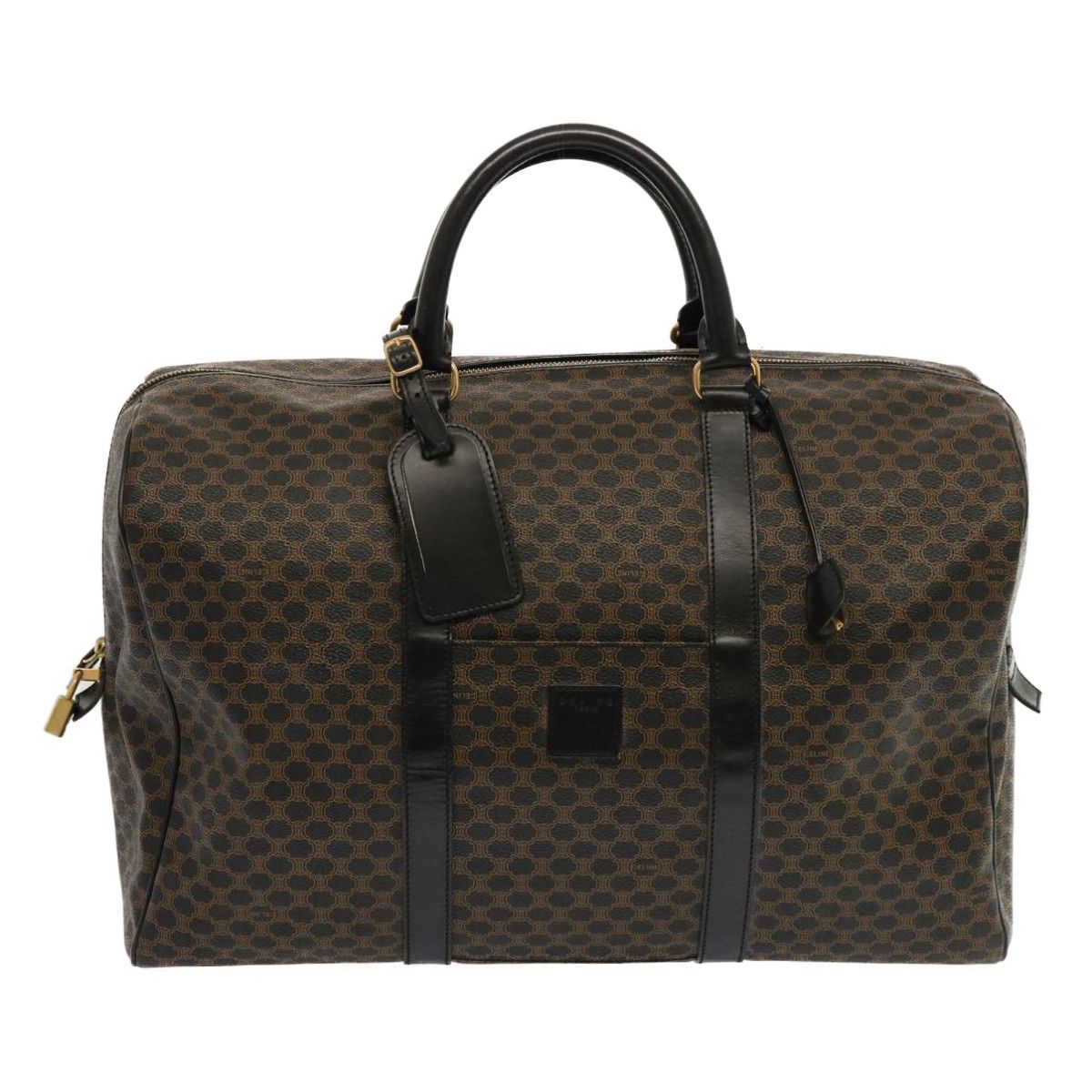 image of Celine Céline Macadam Travel in Black, Women's
