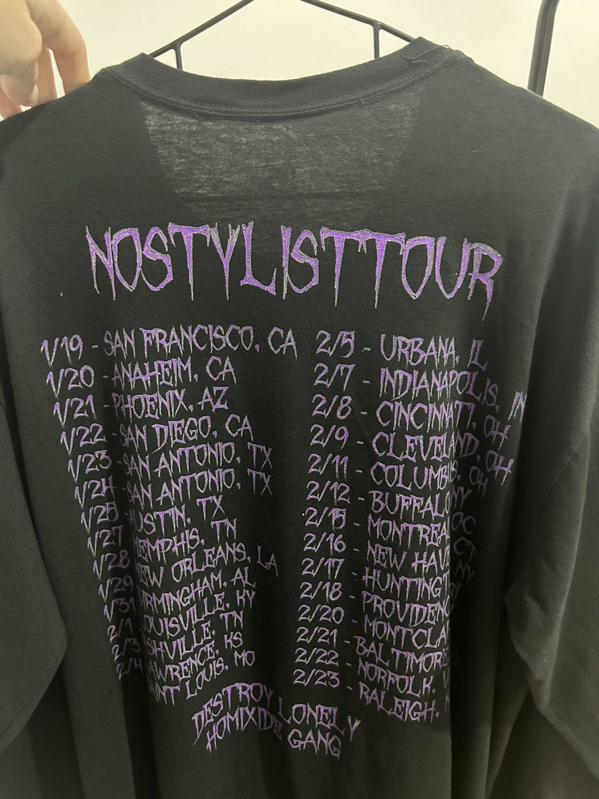 Ken Carson DESTROY LONELY MERCH RAVE N RAVE NOSTYLIST TOUR Size US L / EU 52-54 / 3 - 5 Thumbnail