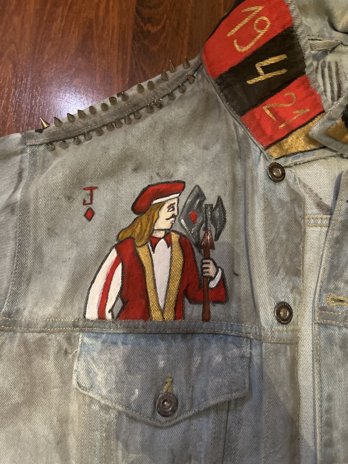 Other V.13 Denim Jacket custom painted Size US L / EU 52-54 / 3 - 3 Thumbnail