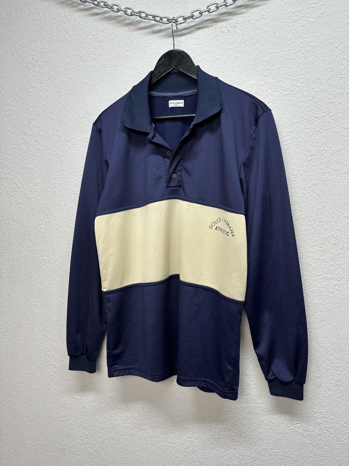 Dolce & Gabbana Vintage Dolce & Gabbana Rugby Polo Shirt Long Sleeve D&G Size US M / EU 48-50 / 2 - 6 Thumbnail