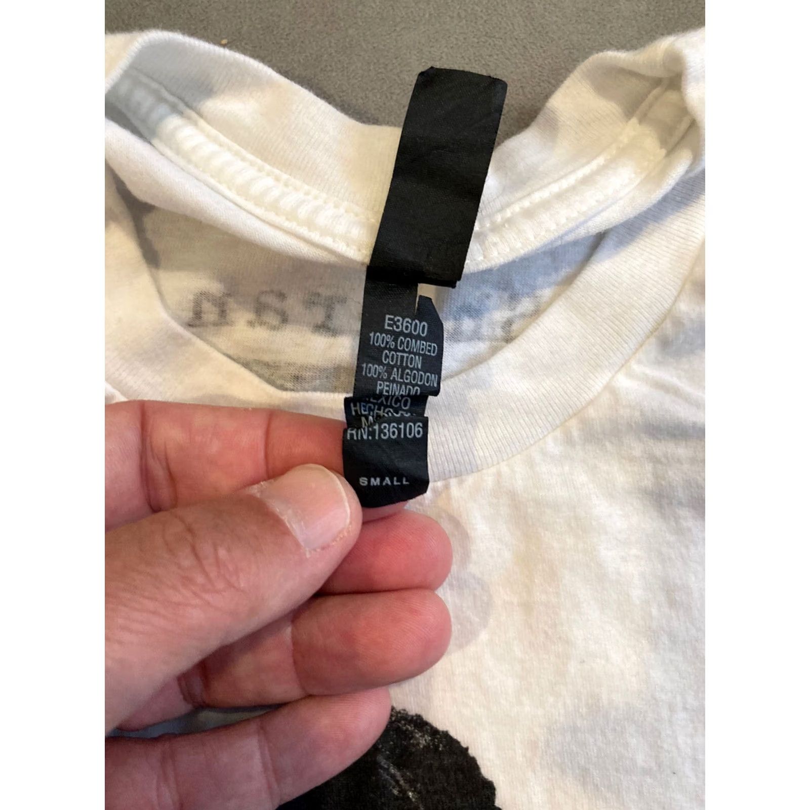Vintage Ed Sheeran - Divide Tour - Concert T Shirt - White - S - Womens - Small Size S / US 4 / IT 40 - 4 Thumbnail