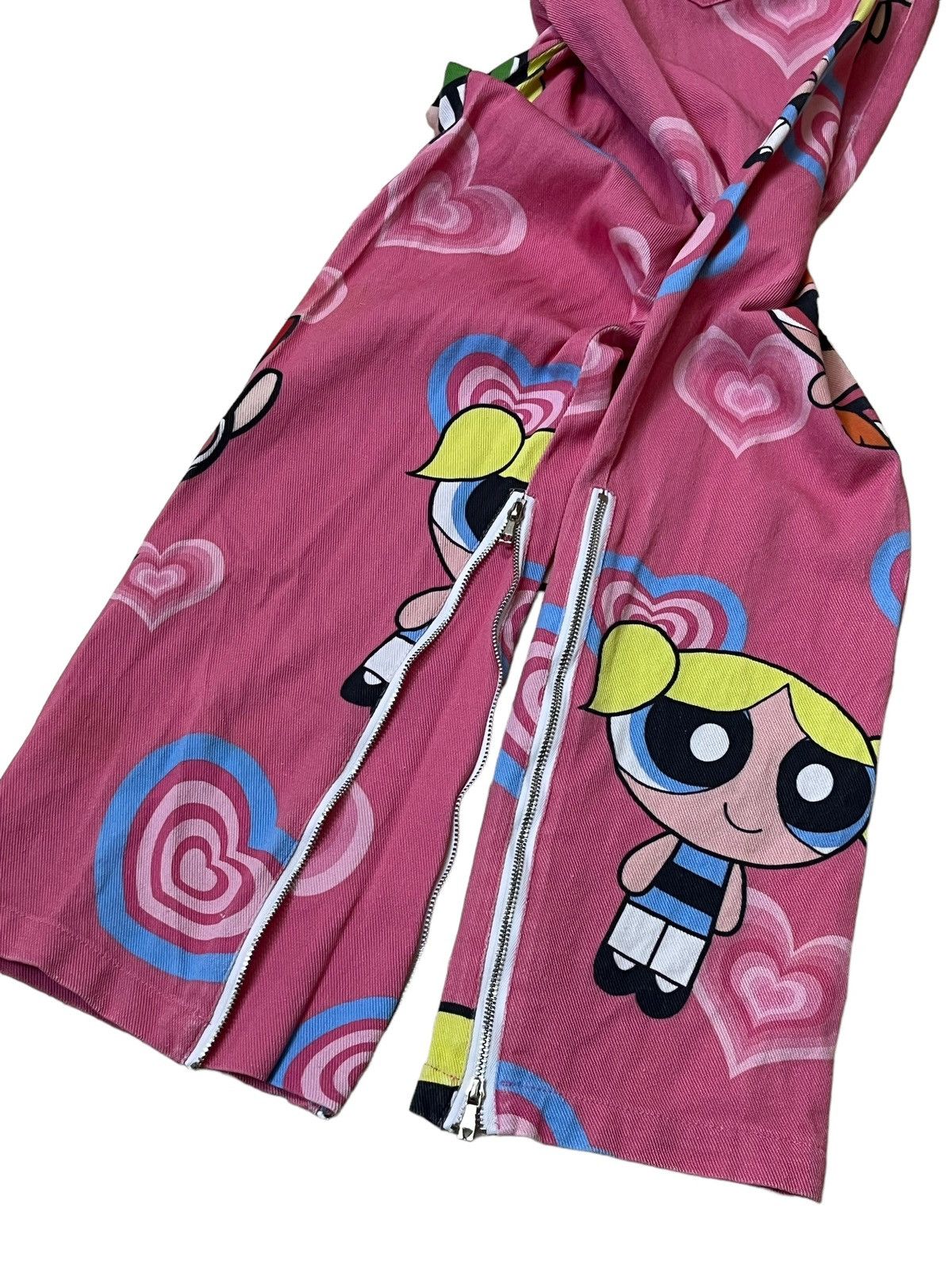 Cartoon Network RARE🔥AONE4SURE THE POWERPUFF GIRLS SLIM FIT JEANS Size US 32 / EU 48 - 7 Thumbnail